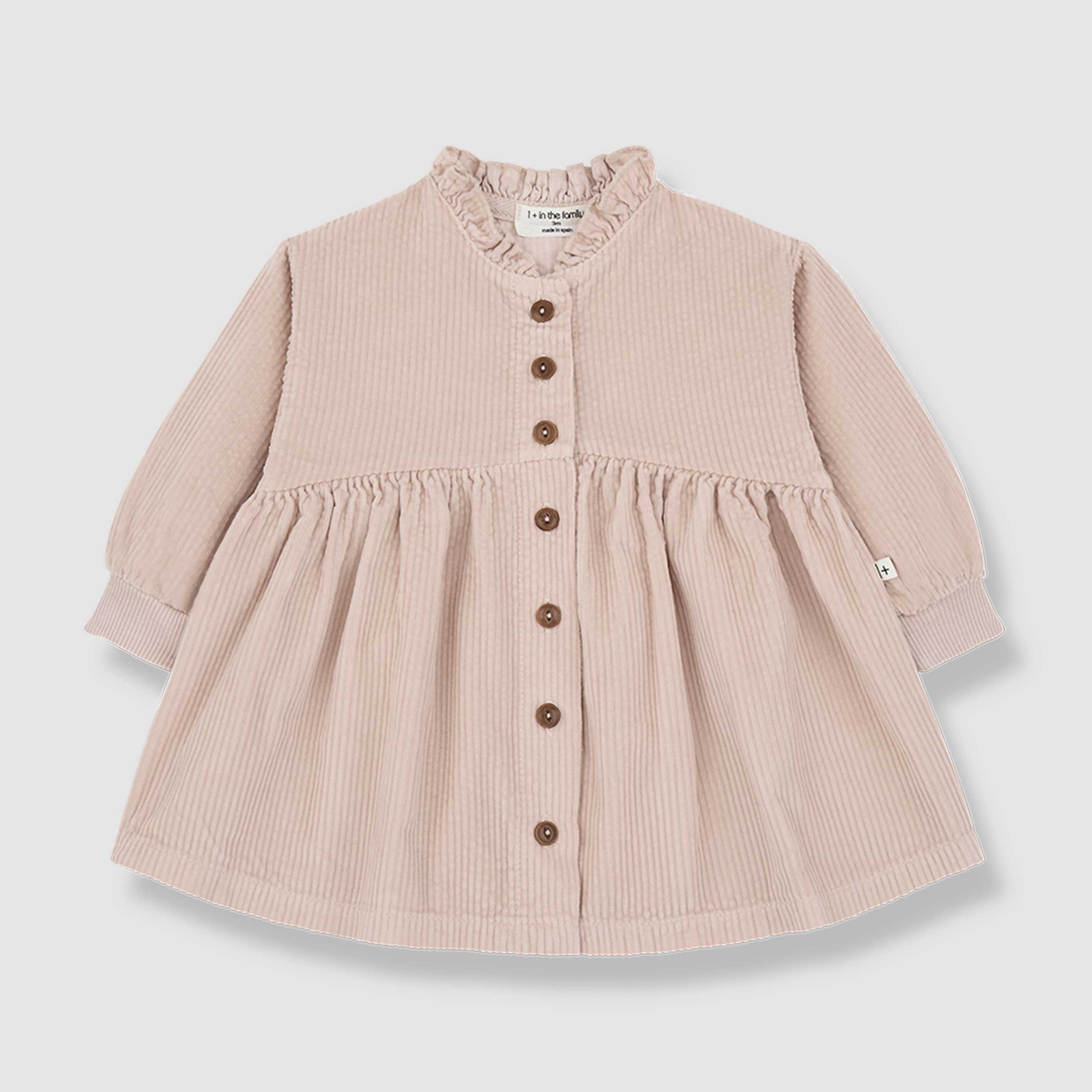 Abito Rosa Con Bottoni By ONE MORE IN THE FAMILY - annameglio.com abbigliamento moda