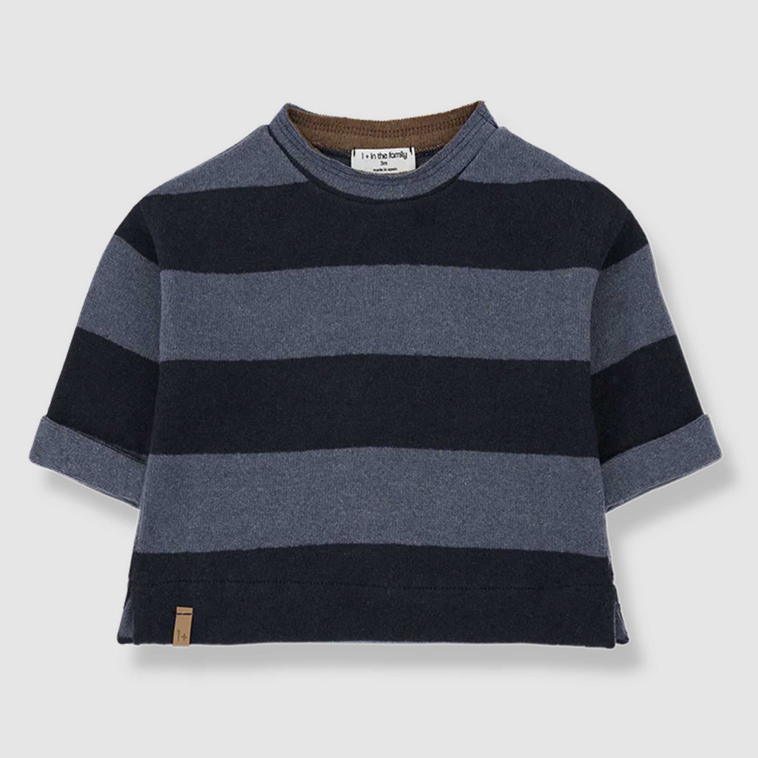 Maglia Blu Indaco Firmata ONE MORE IN THE FAMILY - annameglio.com abbigliamento moda