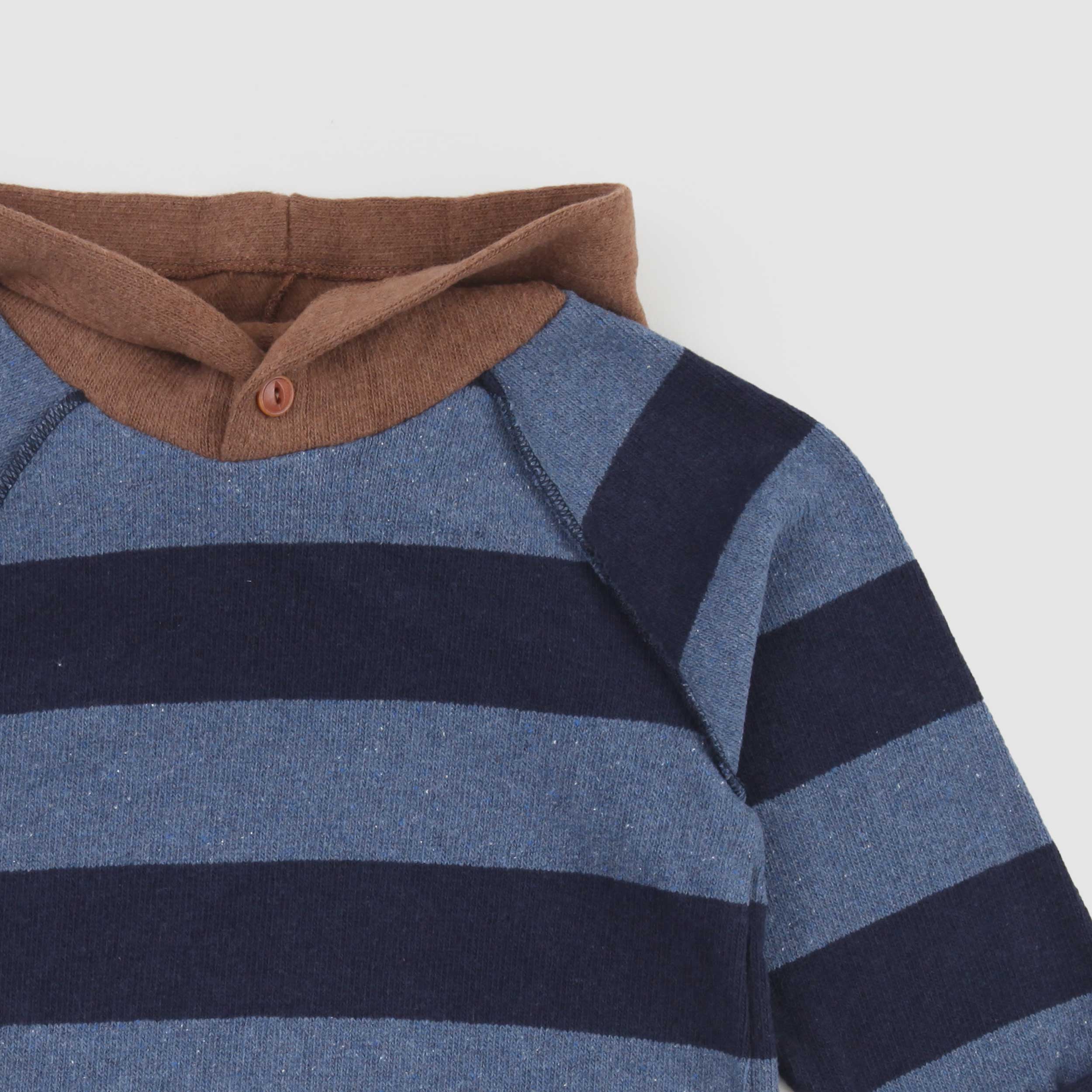 Maglioncino Blu Firmato ONE MORE IN THE FAMILY - annameglio.com abbigliamento moda