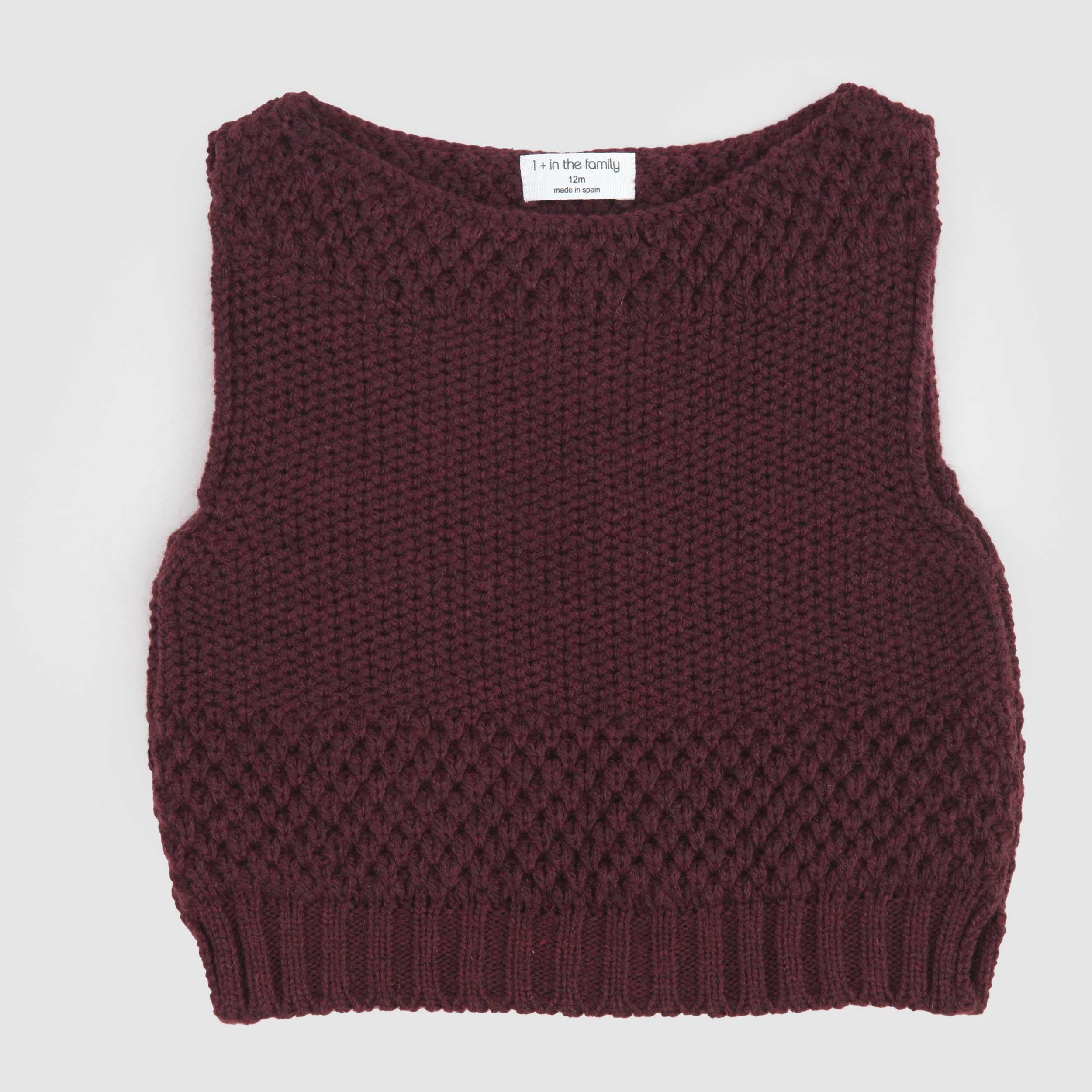 Gilet Melanzana Firmato ONE MORE IN THE FAMILY - annameglio.com abbigliamento moda