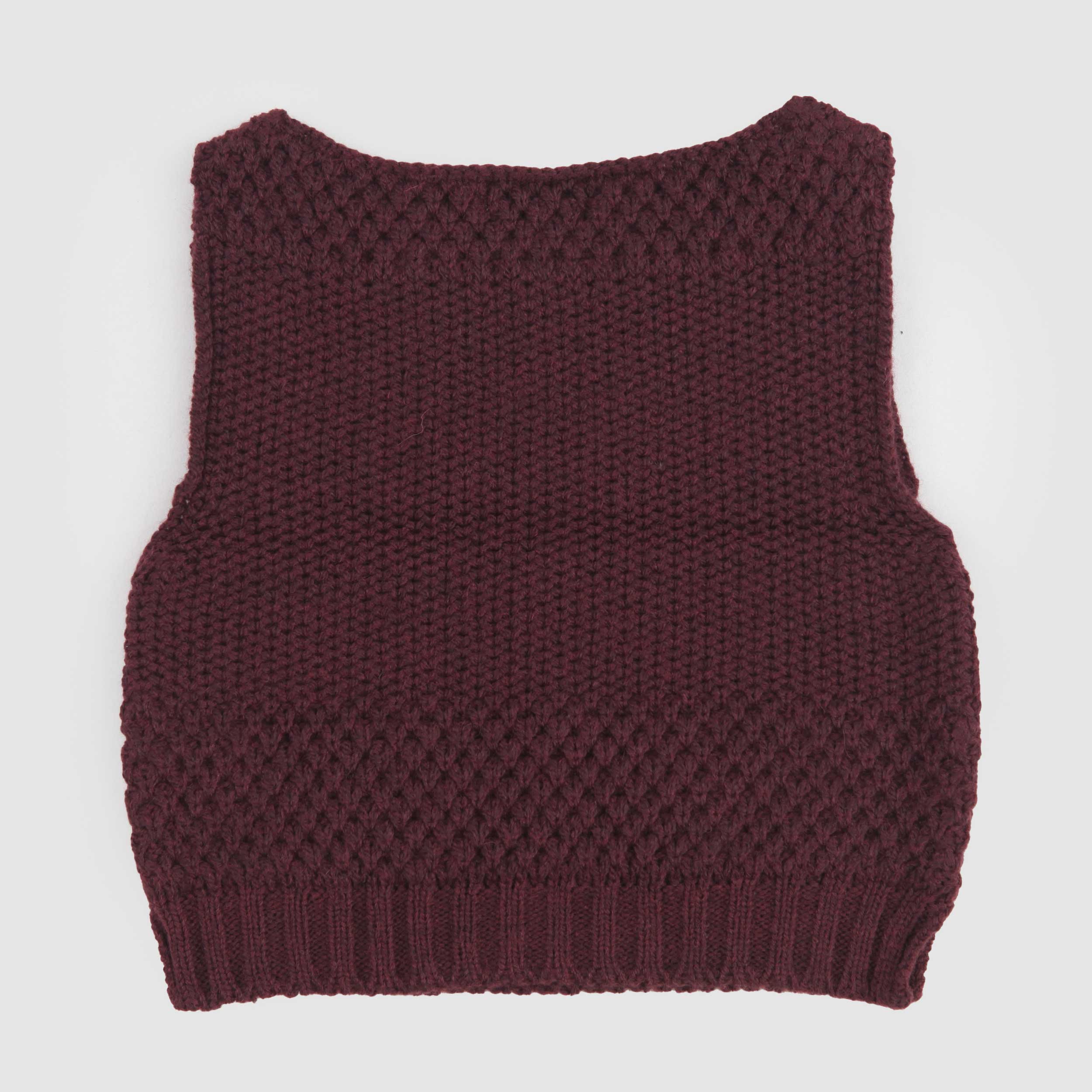 Gilet Melanzana Firmato ONE MORE IN THE FAMILY - annameglio.com abbigliamento moda