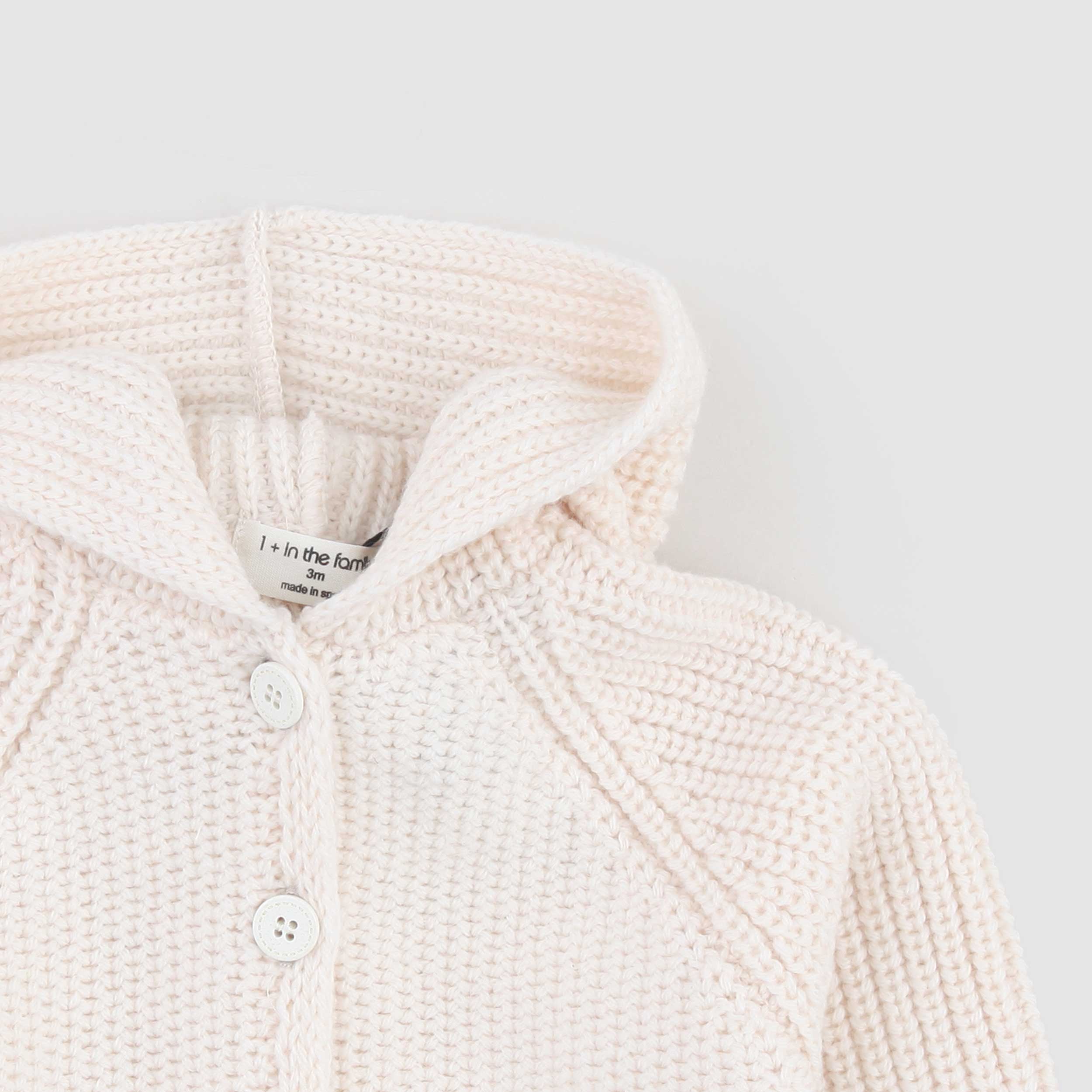 Cardigan Beige Firmato ONE MORE IN THE FAMILY - annameglio.com abbigliamento moda