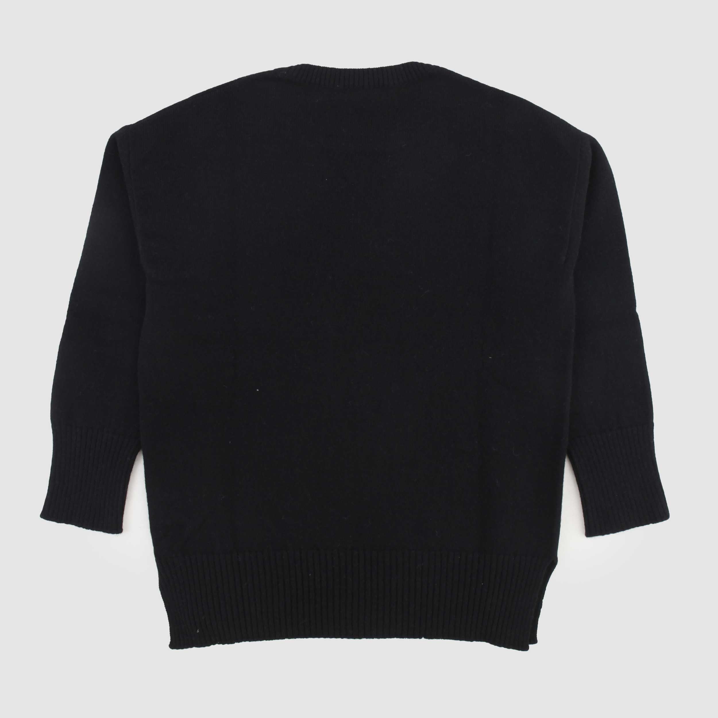 Maxi Maglia Nera Con Spacchetti Firmata JURTA - annameglio.com abbigliamento moda