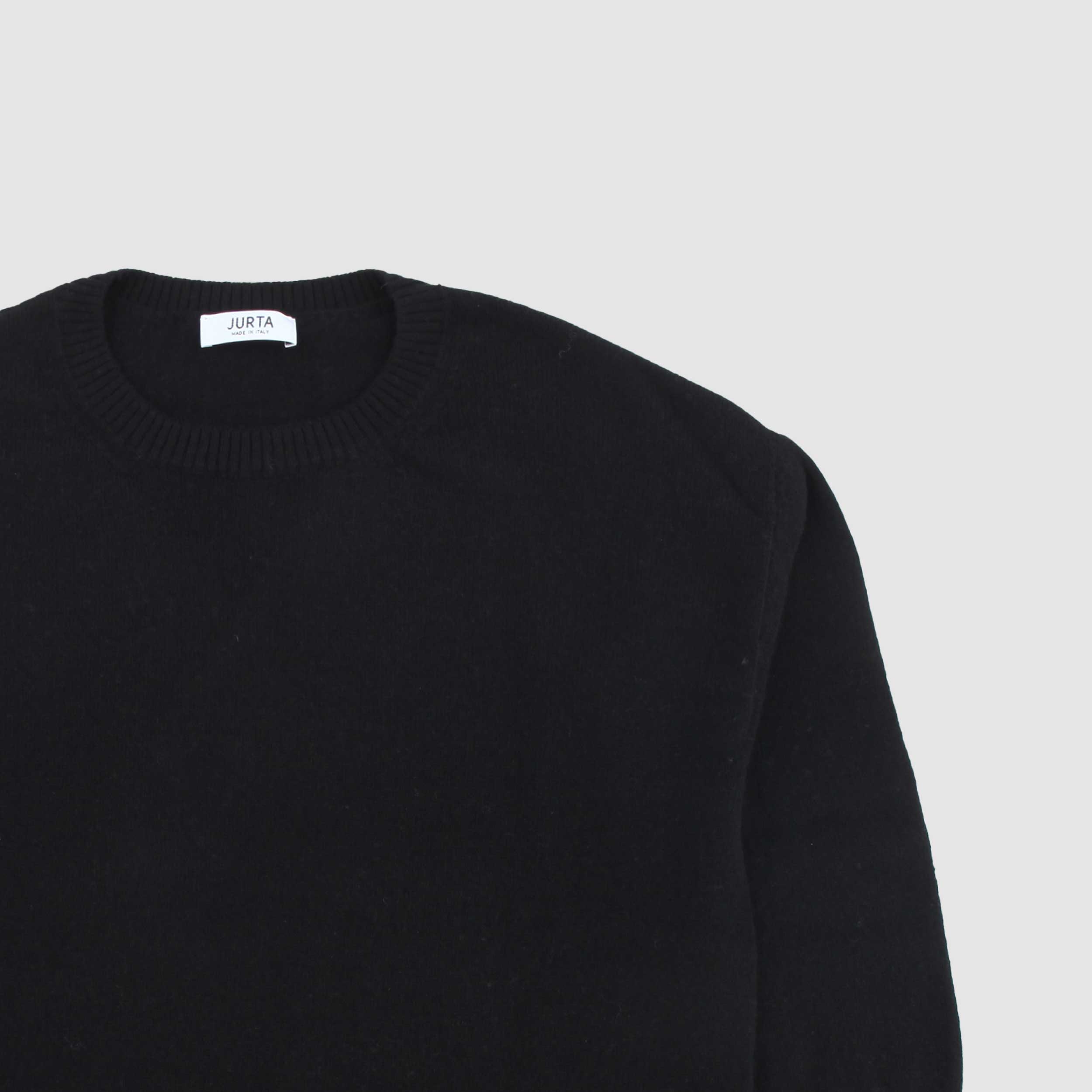 Maxi Maglia Nera Con Spacchetti Firmata JURTA - annameglio.com abbigliamento moda