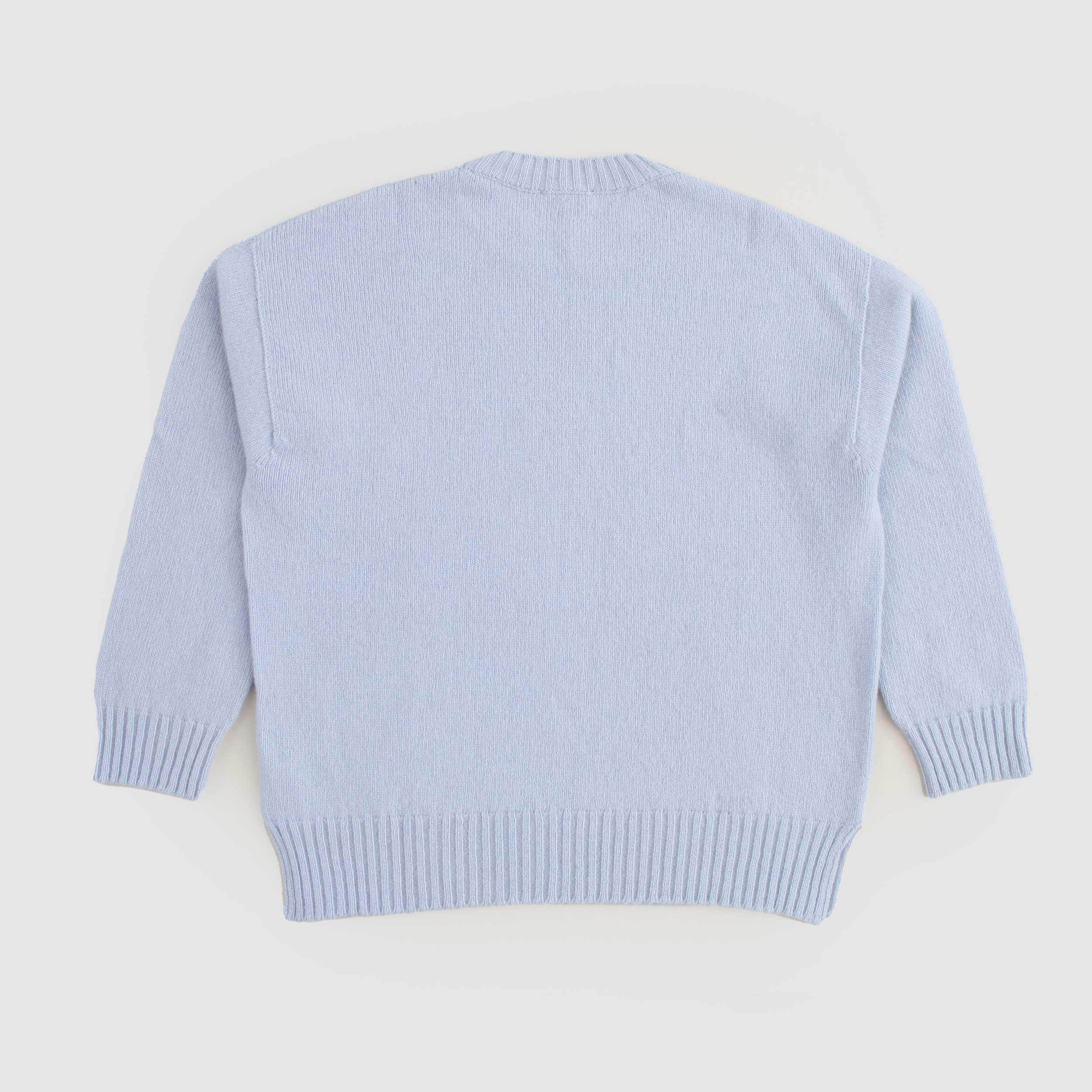 Maglioncino Celeste Lavorato A Coste Firmato JURTA - annameglio.com abbigliamento moda