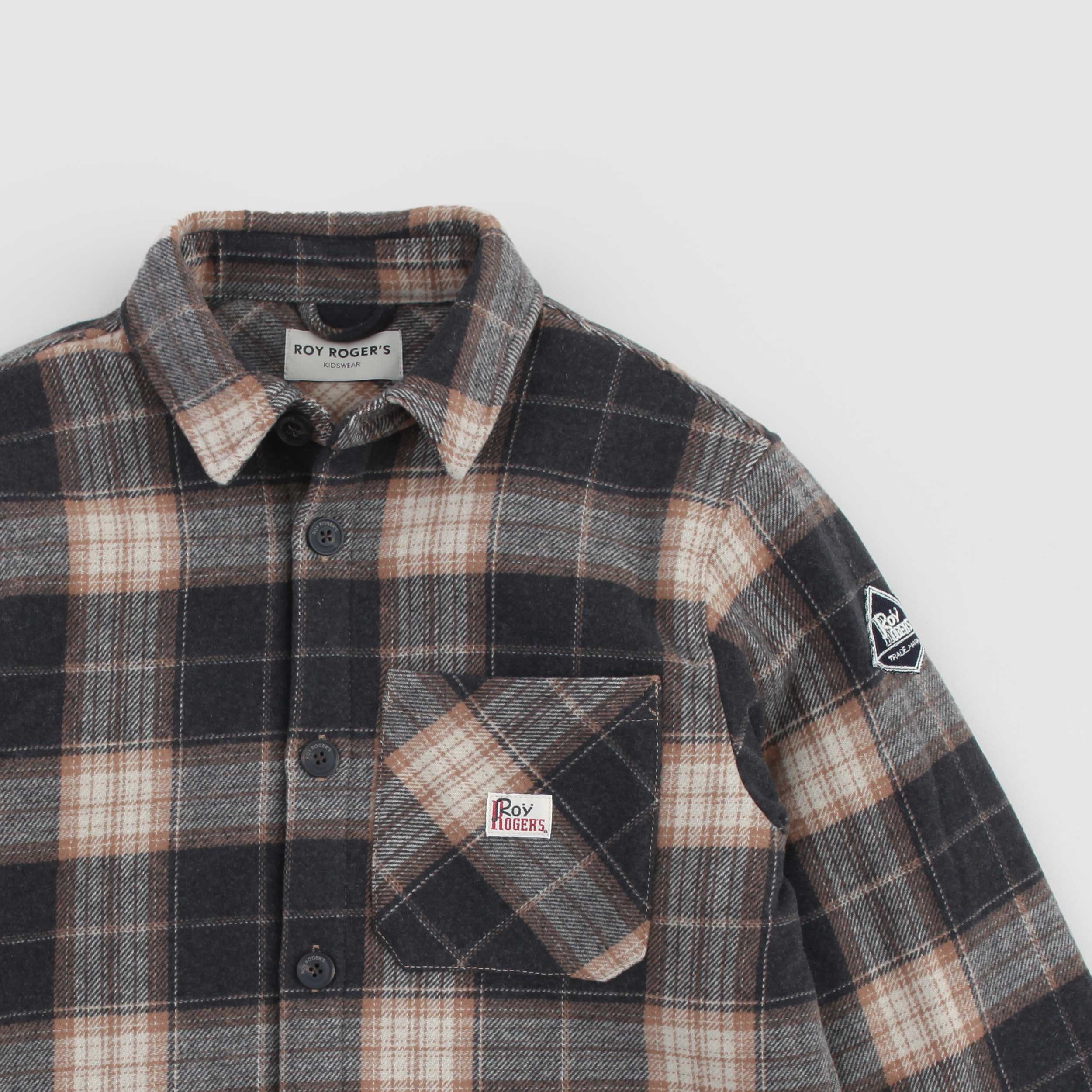 Giacca Camicia Marrone Firmata ROY ROGERS - annameglio.com abbigliamento moda