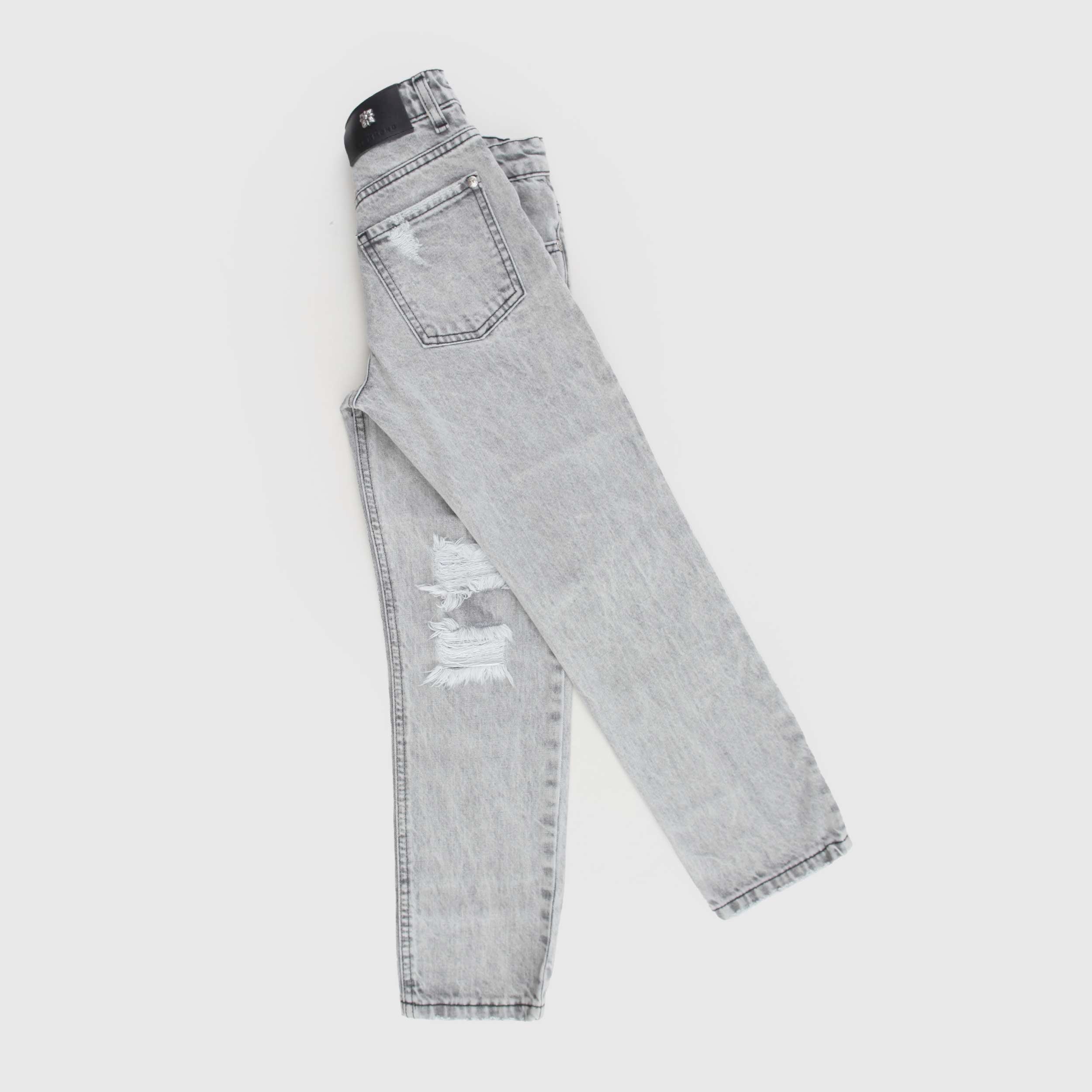 Jeans Grigio Con Strappi Firmato JOHN RICHMOND - annameglio.com abbigliamento moda