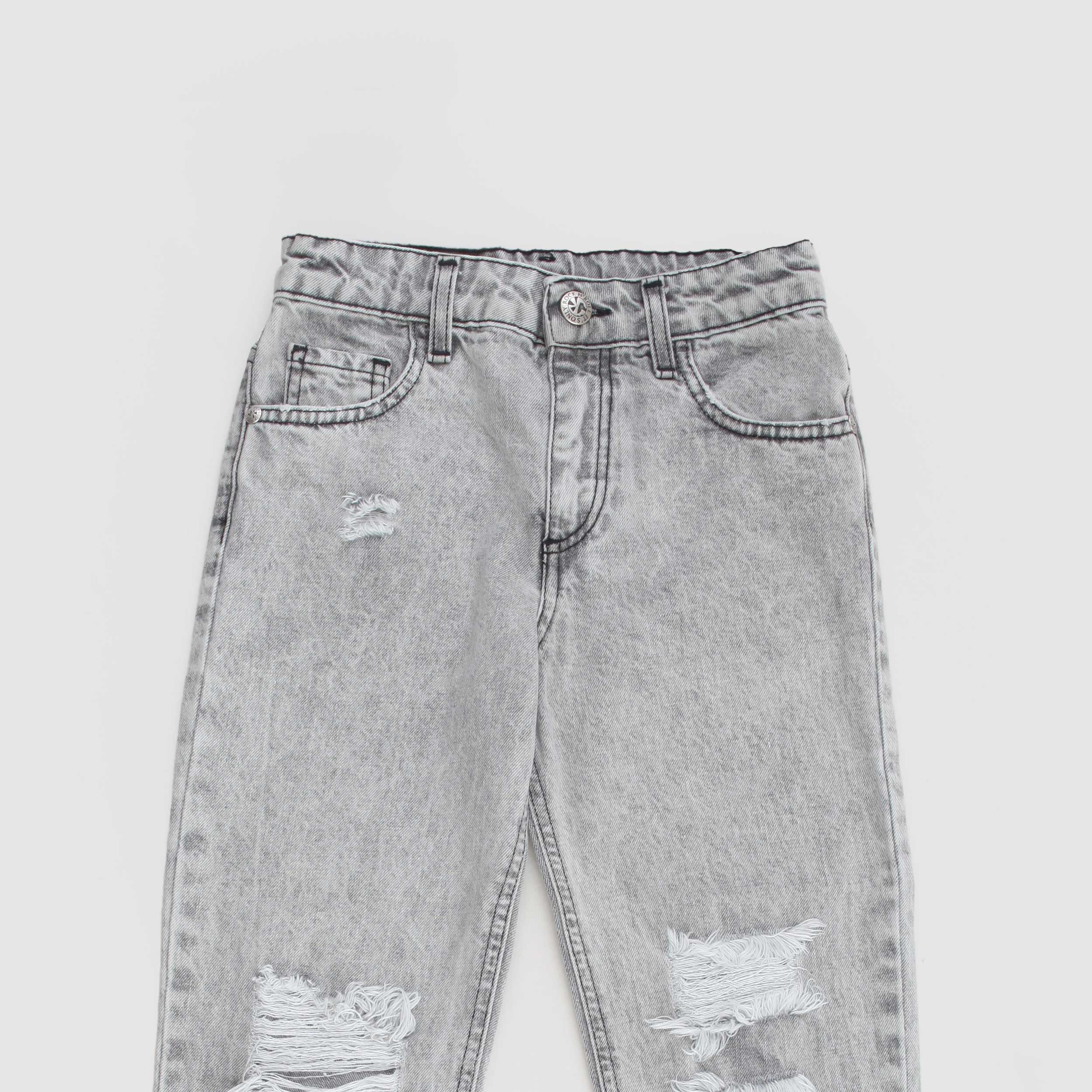 Jeans Grigio Con Strappi Firmato JOHN RICHMOND - annameglio.com abbigliamento moda