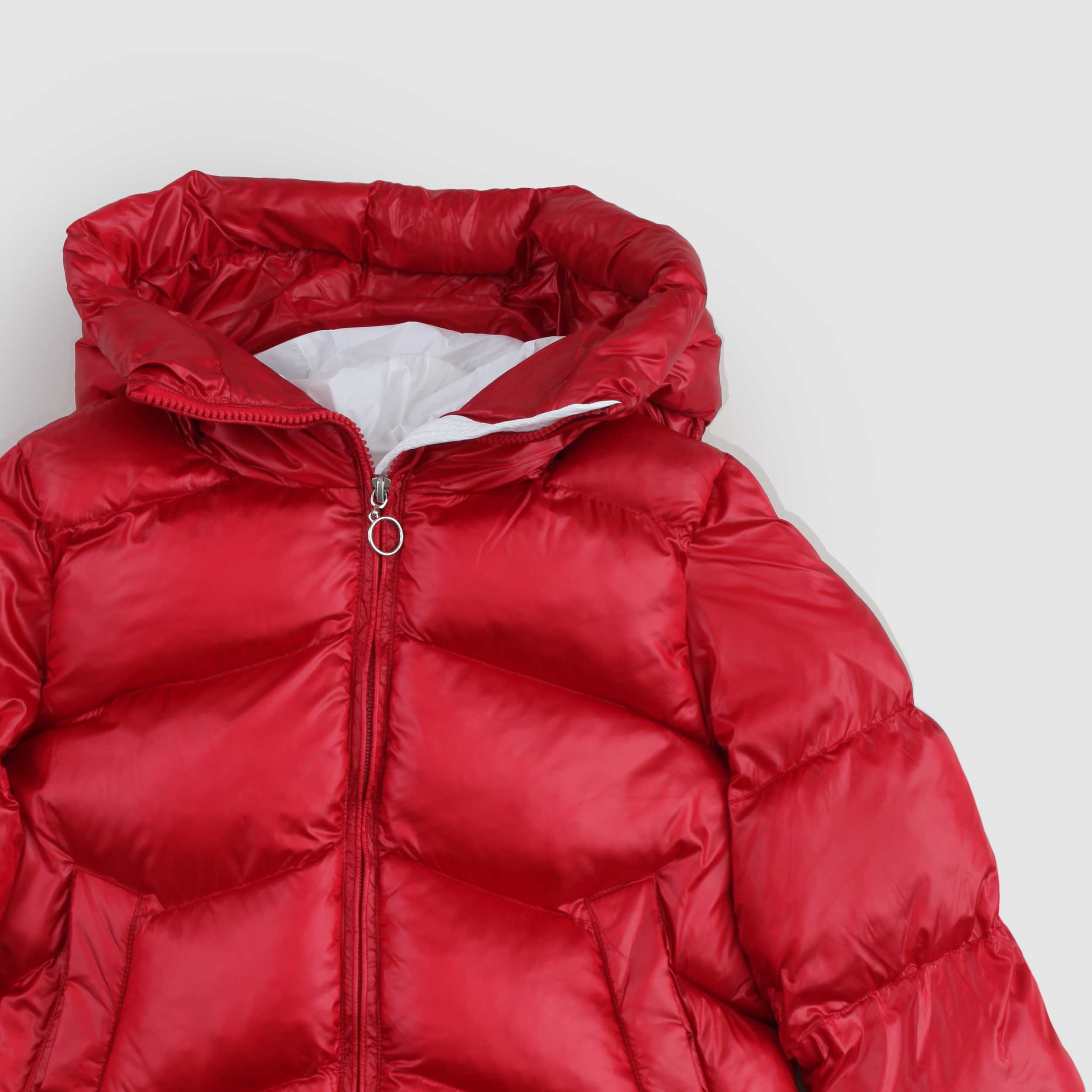 Giubbino Rosso Foderato In Contrasto By TOBETOO - annameglio.com abbigliamento moda