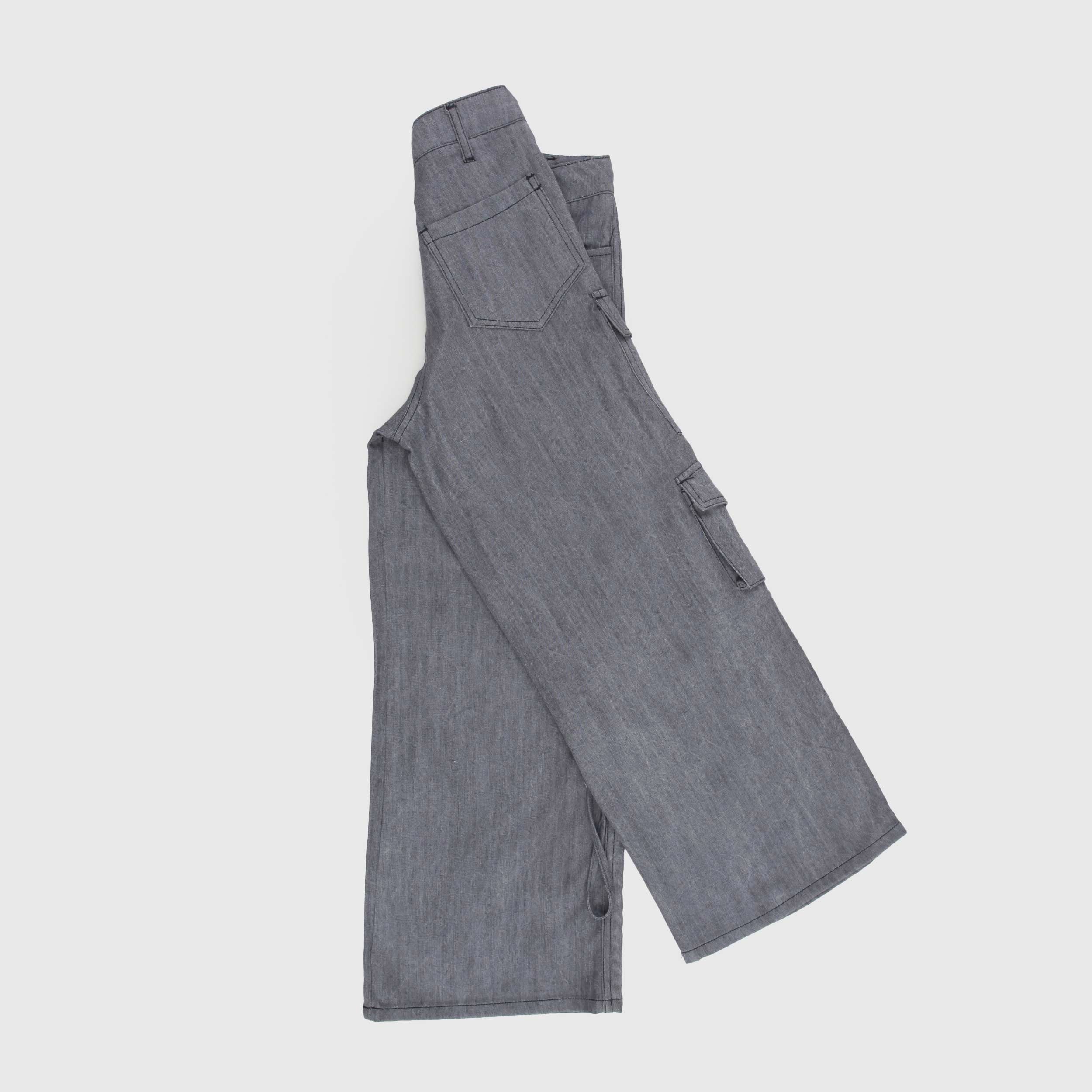 TOBETOO Grey Cargo Pants