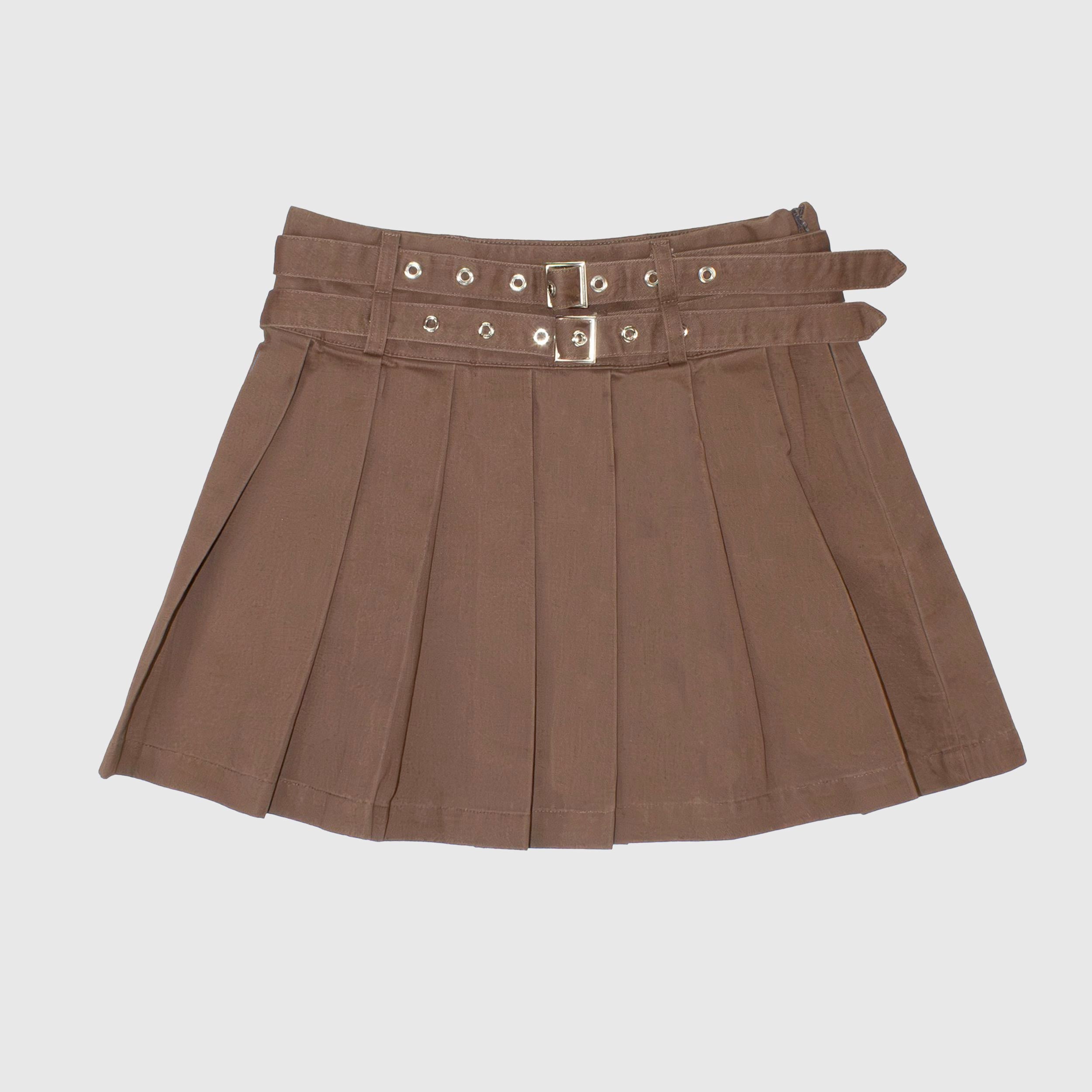 Gonna Marrone A Pieghe Firmata TOBETOO - annameglio.com abbigliamento moda