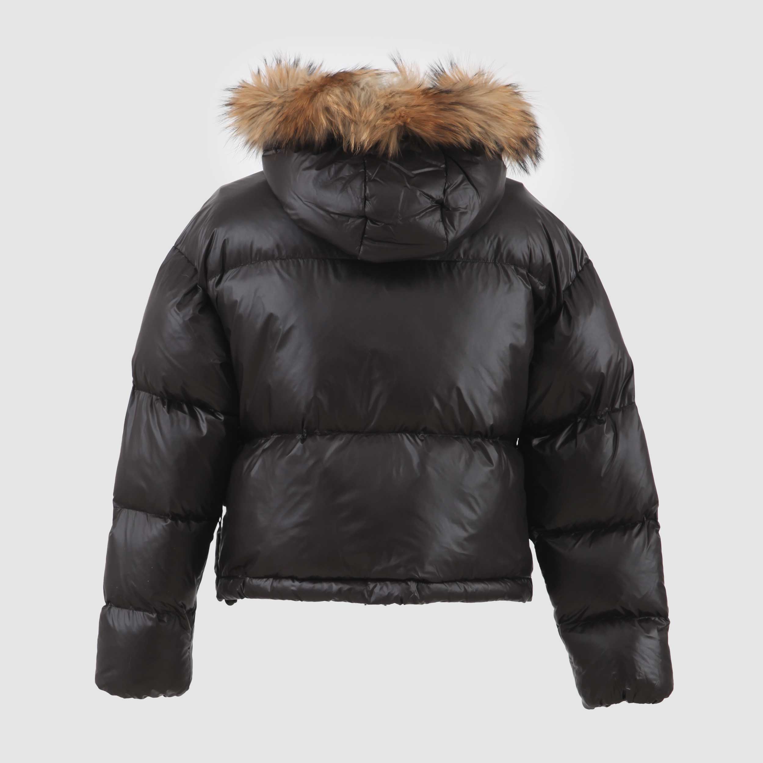 Piumino Nero Con Pelliccia Firmato TOBETOO - annameglio.com abbigliamento moda