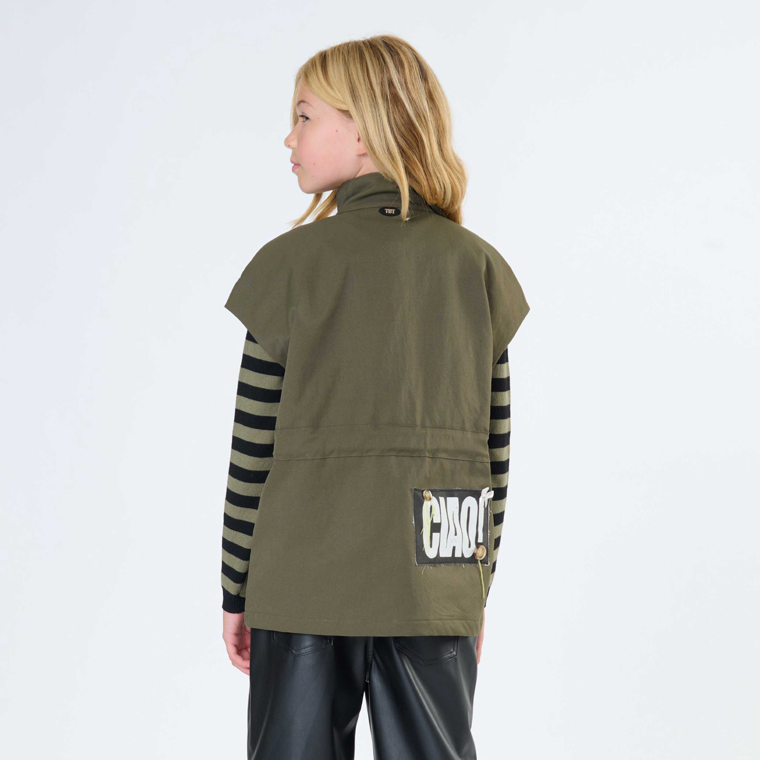 Smanicato Verde Con Targhetta Firmato TOBETOO - annameglio.com abbigliamento moda