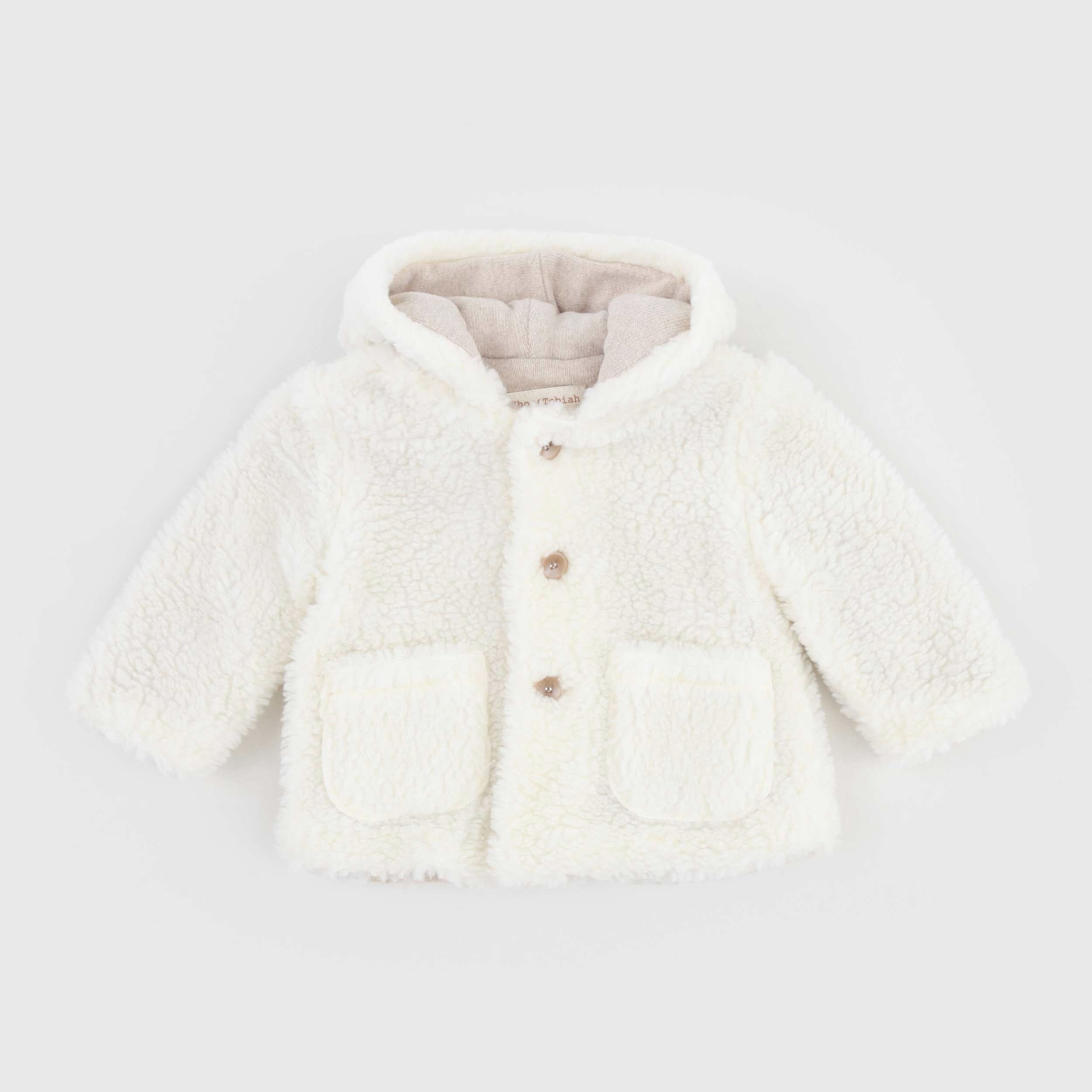 Giacca Orsetto Panna Firmata ZHOE & TOBIAH - annameglio.com abbigliamento moda