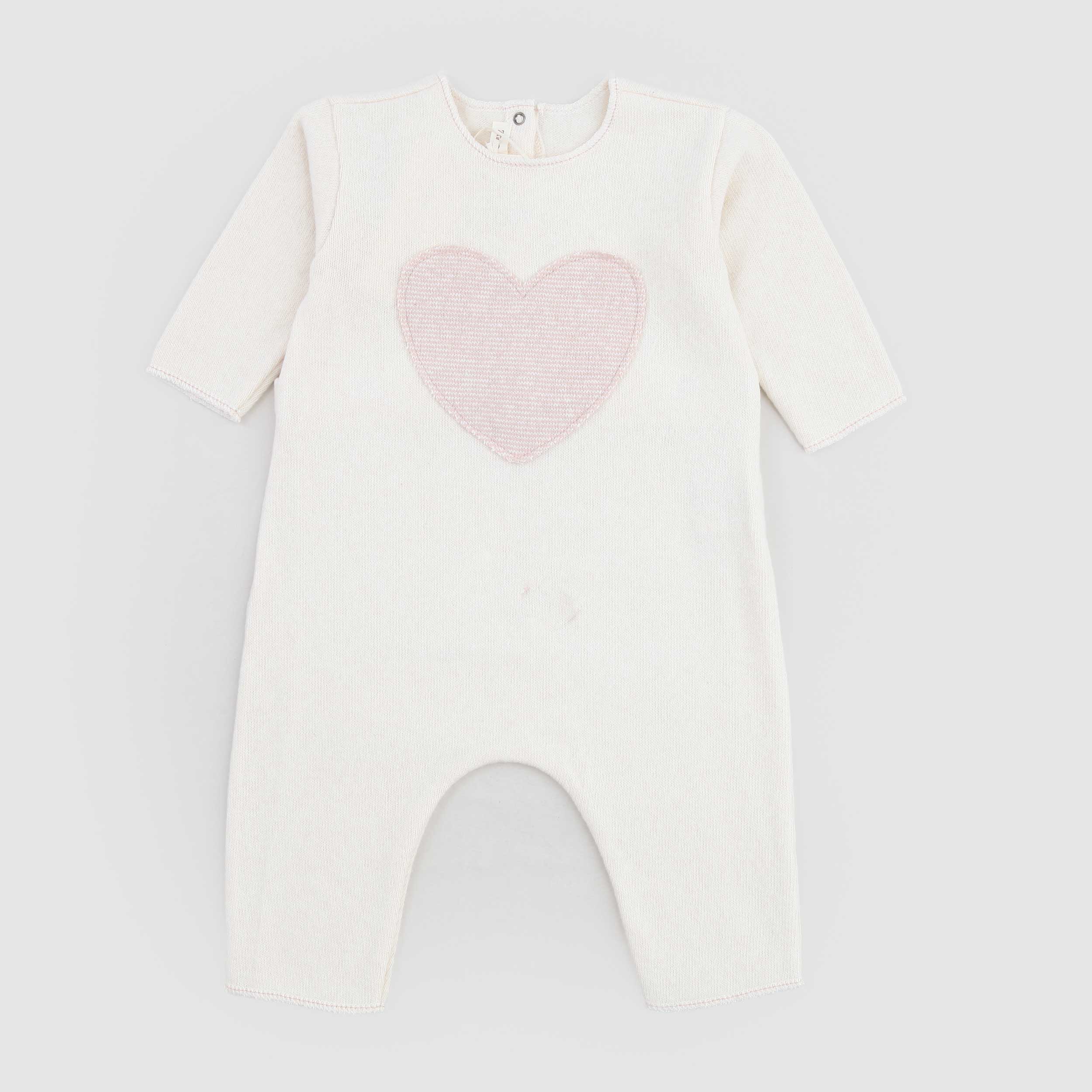 Tutina Con Cuore Rosa Firmata ZHOE & TOBIAH - annameglio.com abbigliamento moda