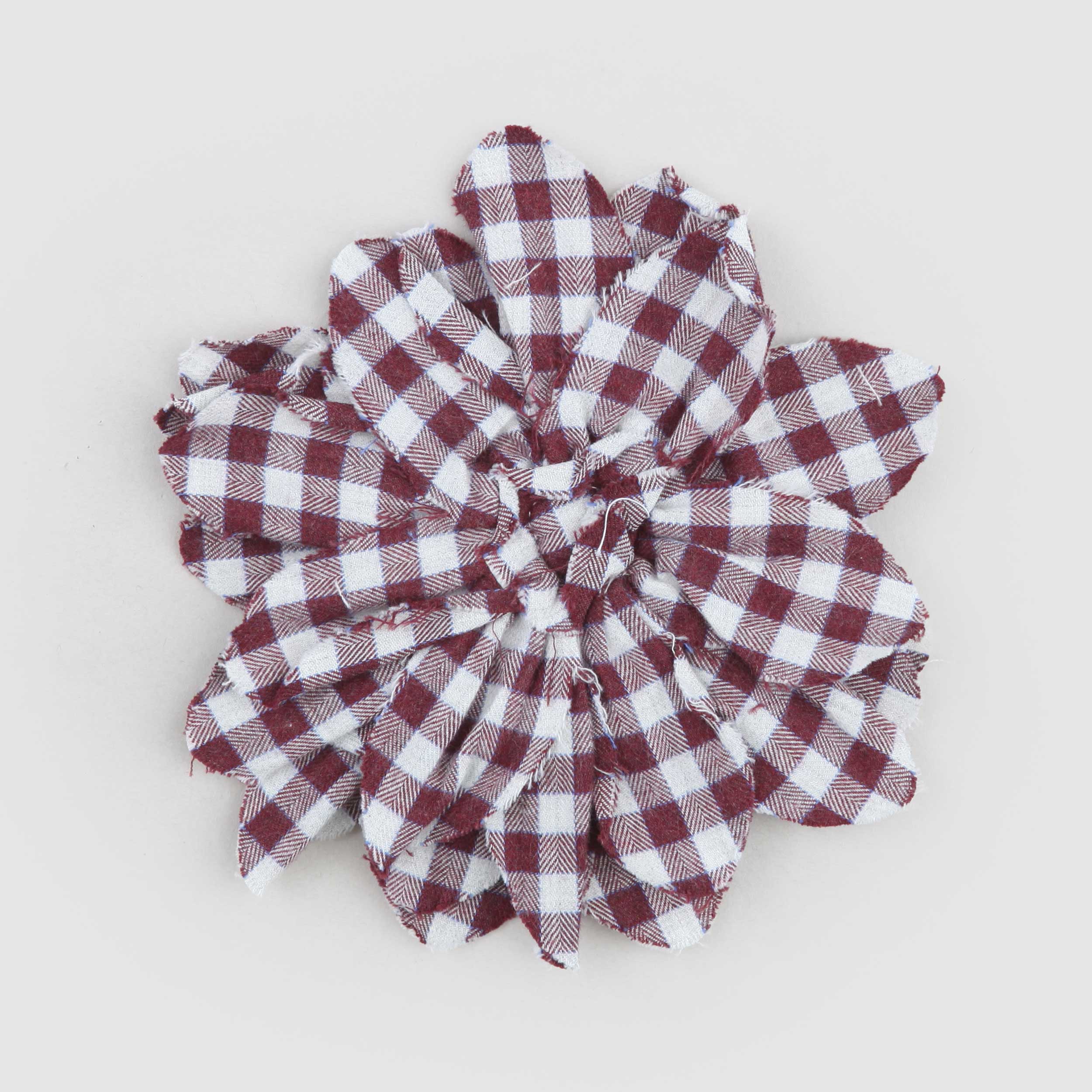 Spilla Panna E Bordeaux Firmata ZHOE & TOBIAH - annameglio.com abbigliamento moda