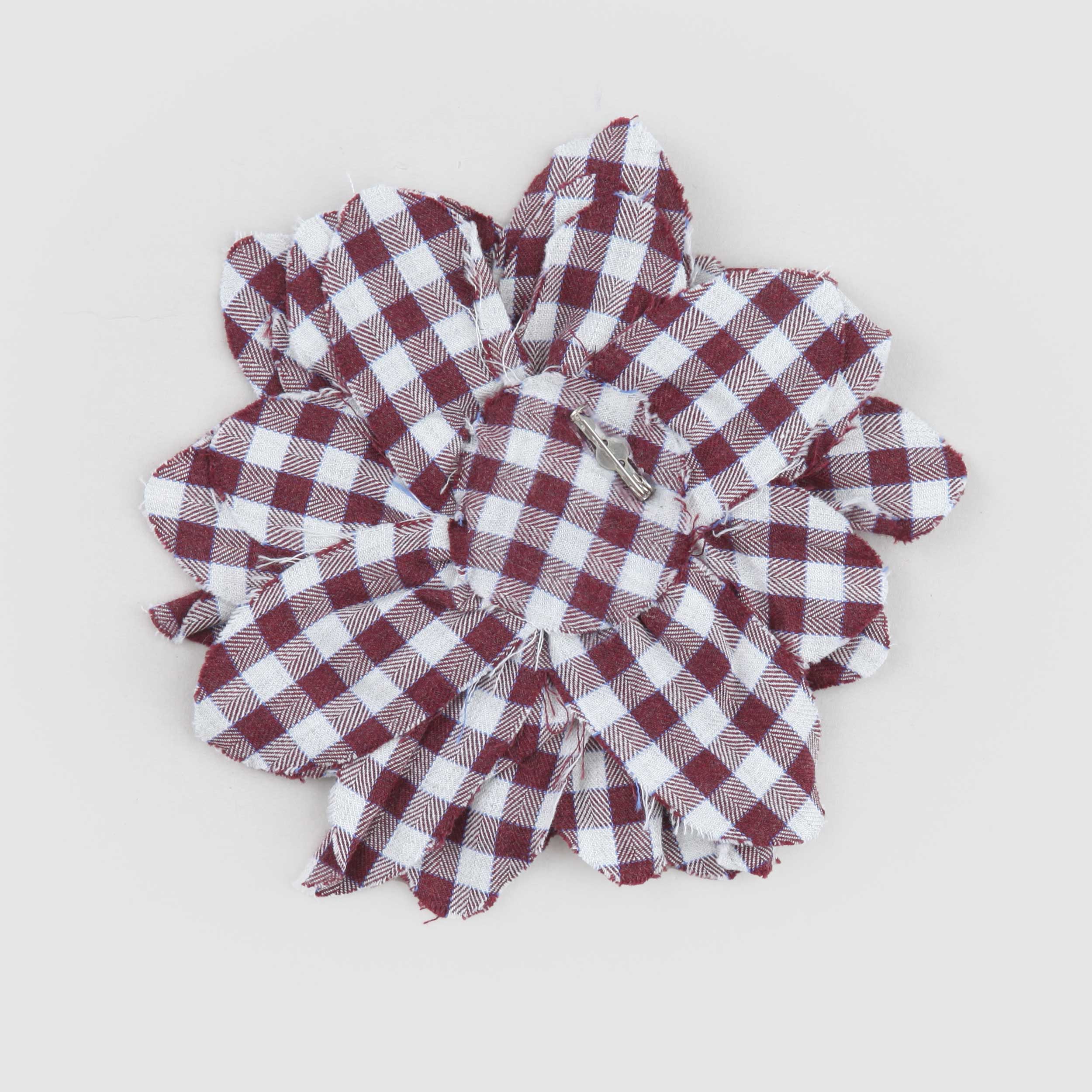 Spilla Panna E Bordeaux Firmata ZHOE & TOBIAH - annameglio.com abbigliamento moda