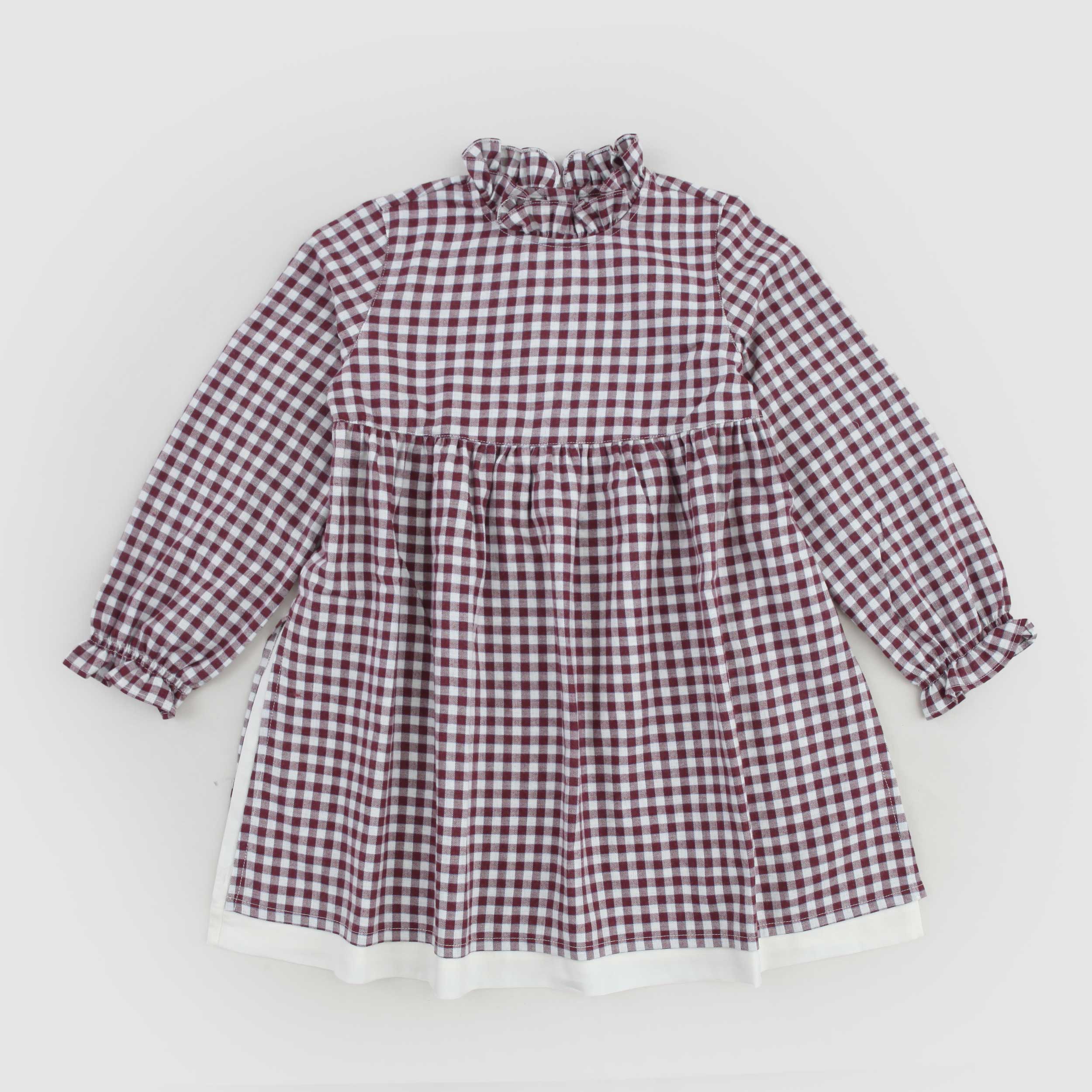 Abito Panna E Bordeaux Firmato ZHOE & TOBIAH - annameglio.com abbigliamento moda