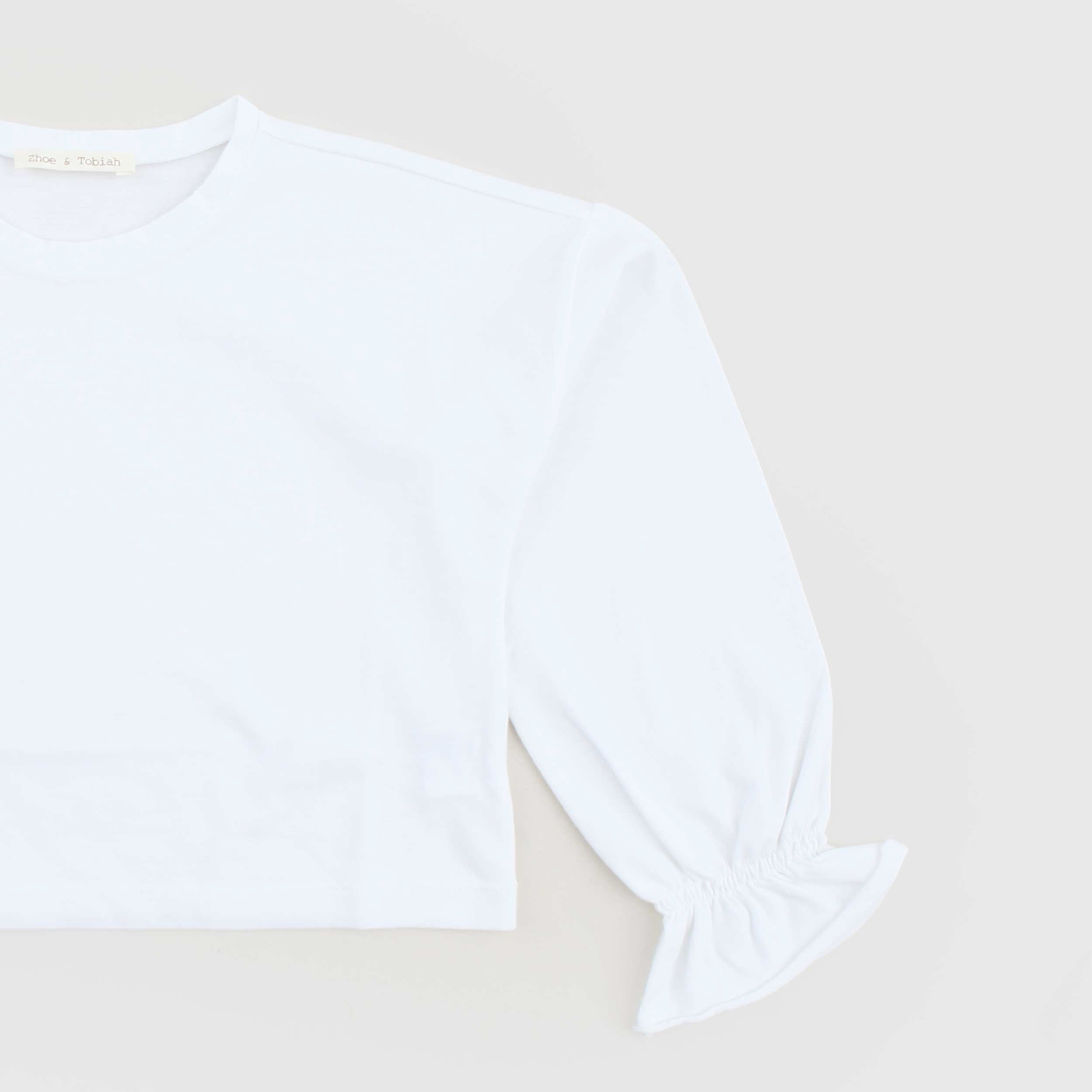 T-shirt Bianca A Scatoletta Firmata ZHOE & TOBIAH - annameglio.com abbigliamento moda