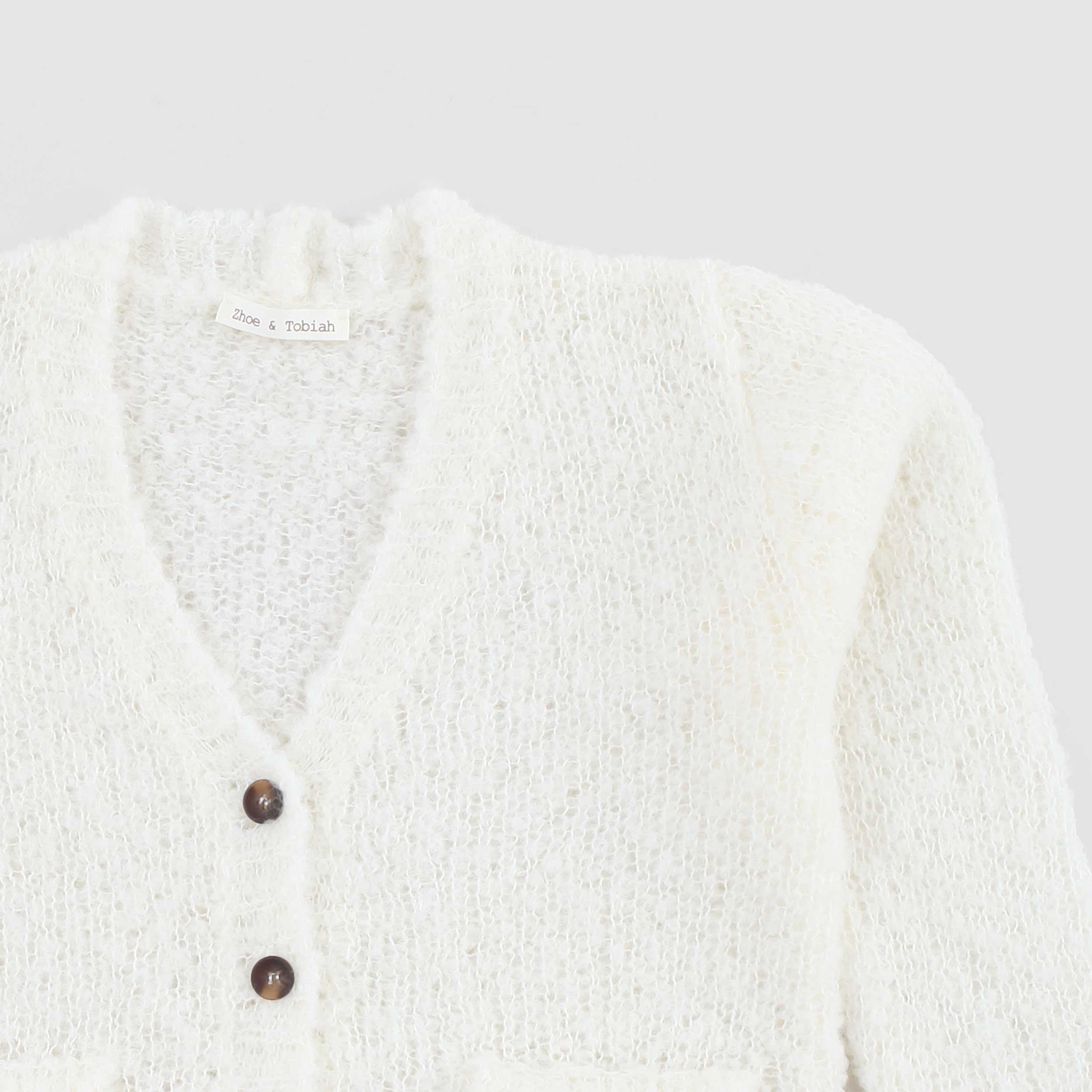 Cardigan Color Latte Firmato ZHOE AND TOBIAH - annameglio.com abbigliamento moda