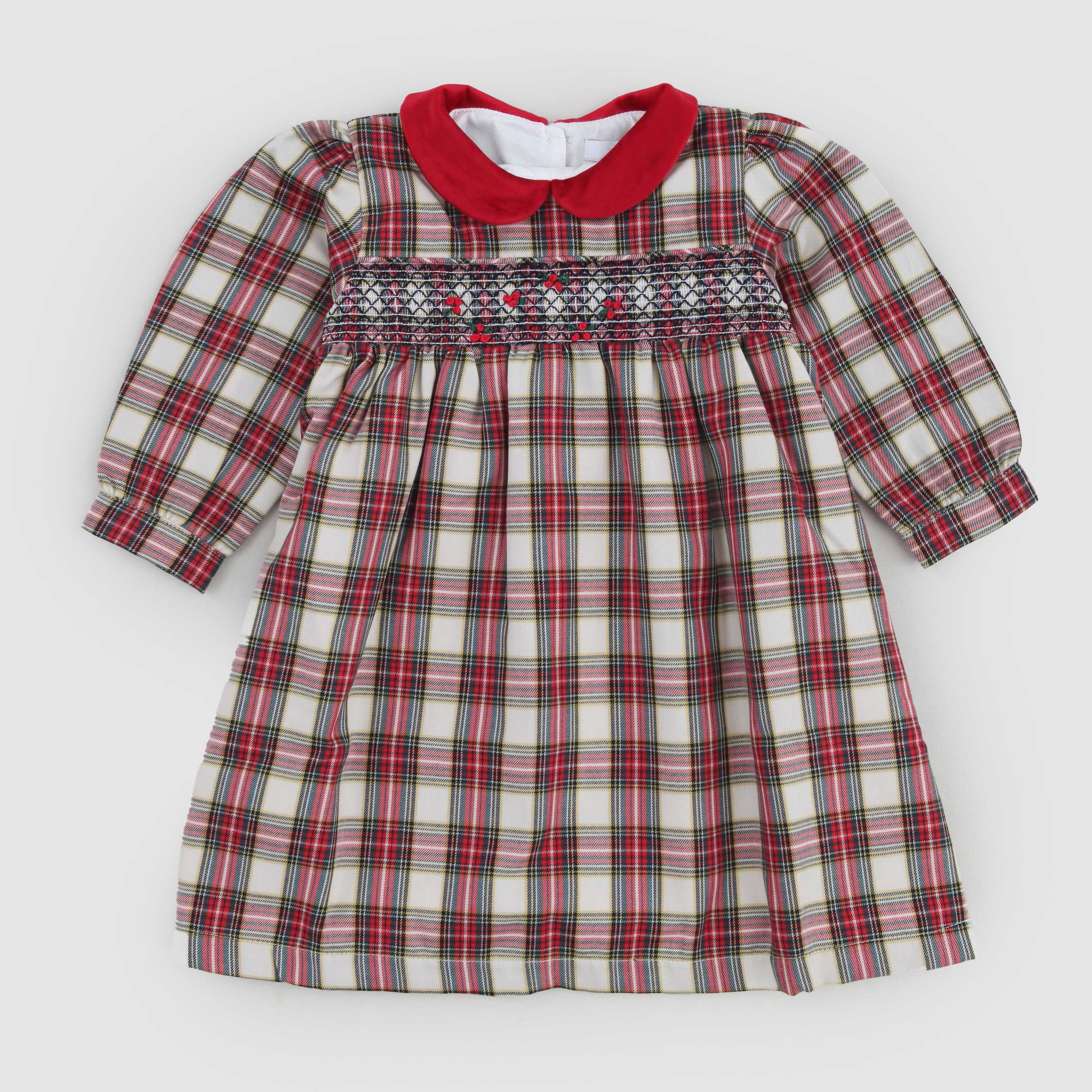 Abito Scozzese Rosso E Blu Firmato COCCODE - annameglio.com abbigliamento moda