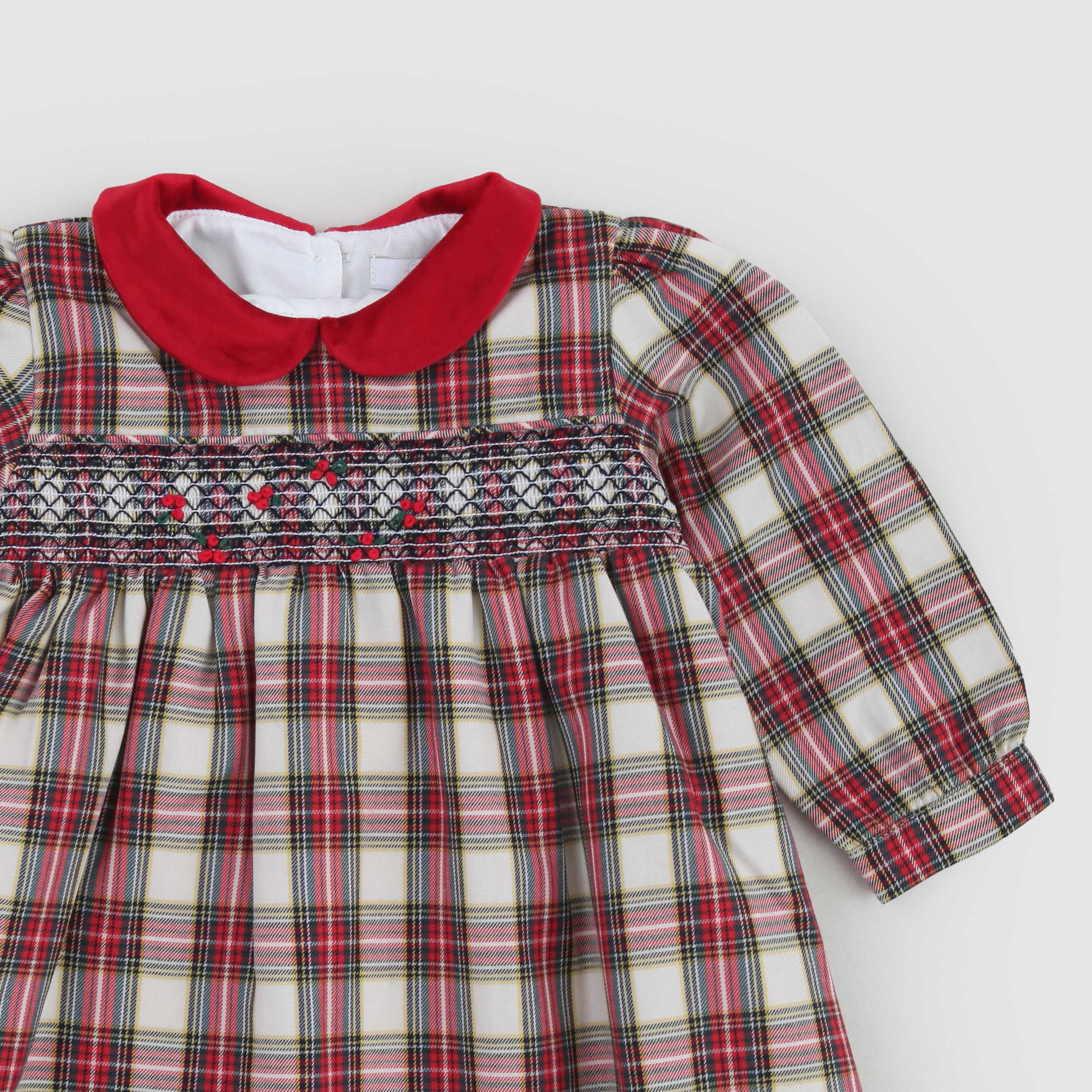 Abito Scozzese Rosso E Blu Firmato COCCODE - annameglio.com abbigliamento moda