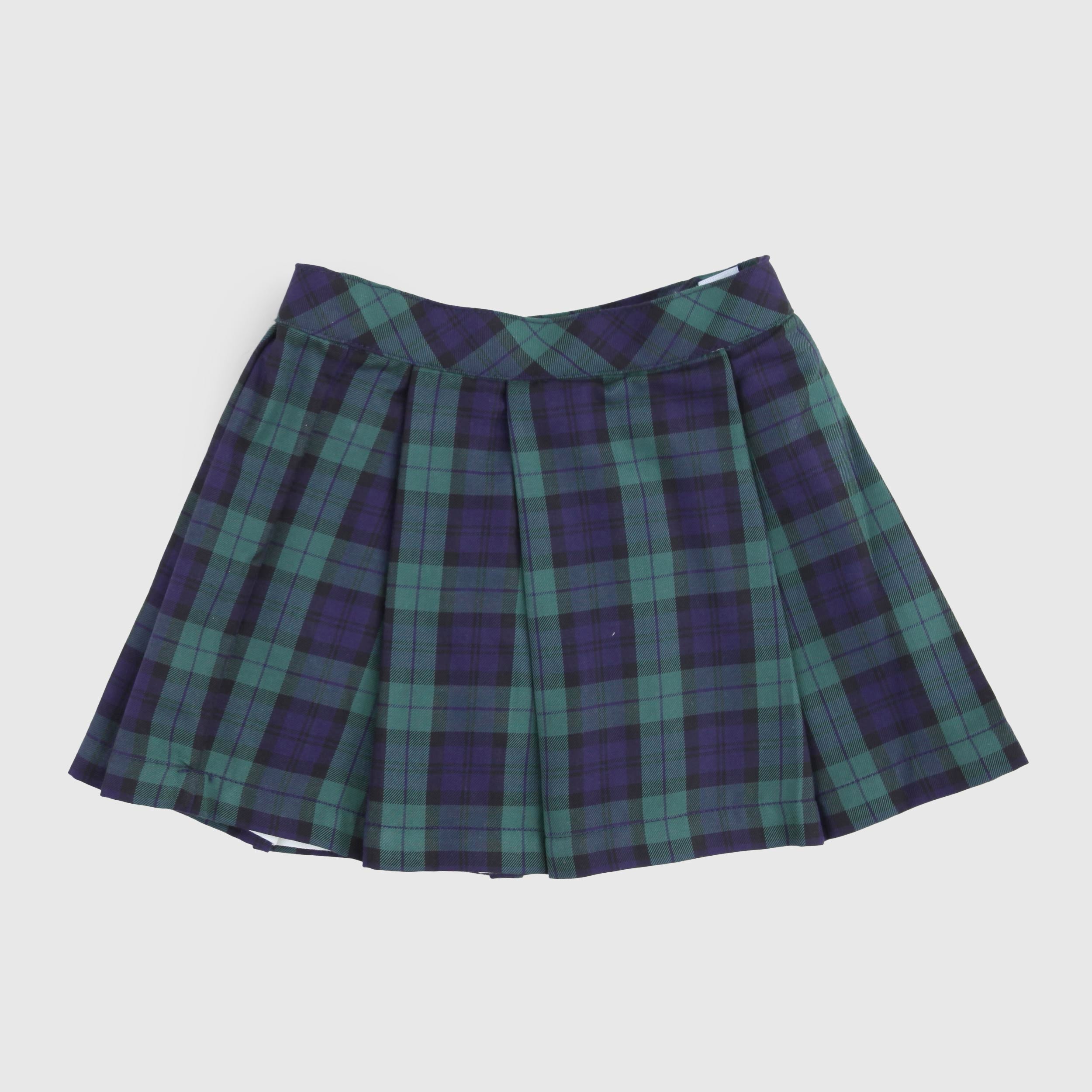 Gonna Scozzese Verde E Blu Firmata COCCODE - annameglio.com abbigliamento moda