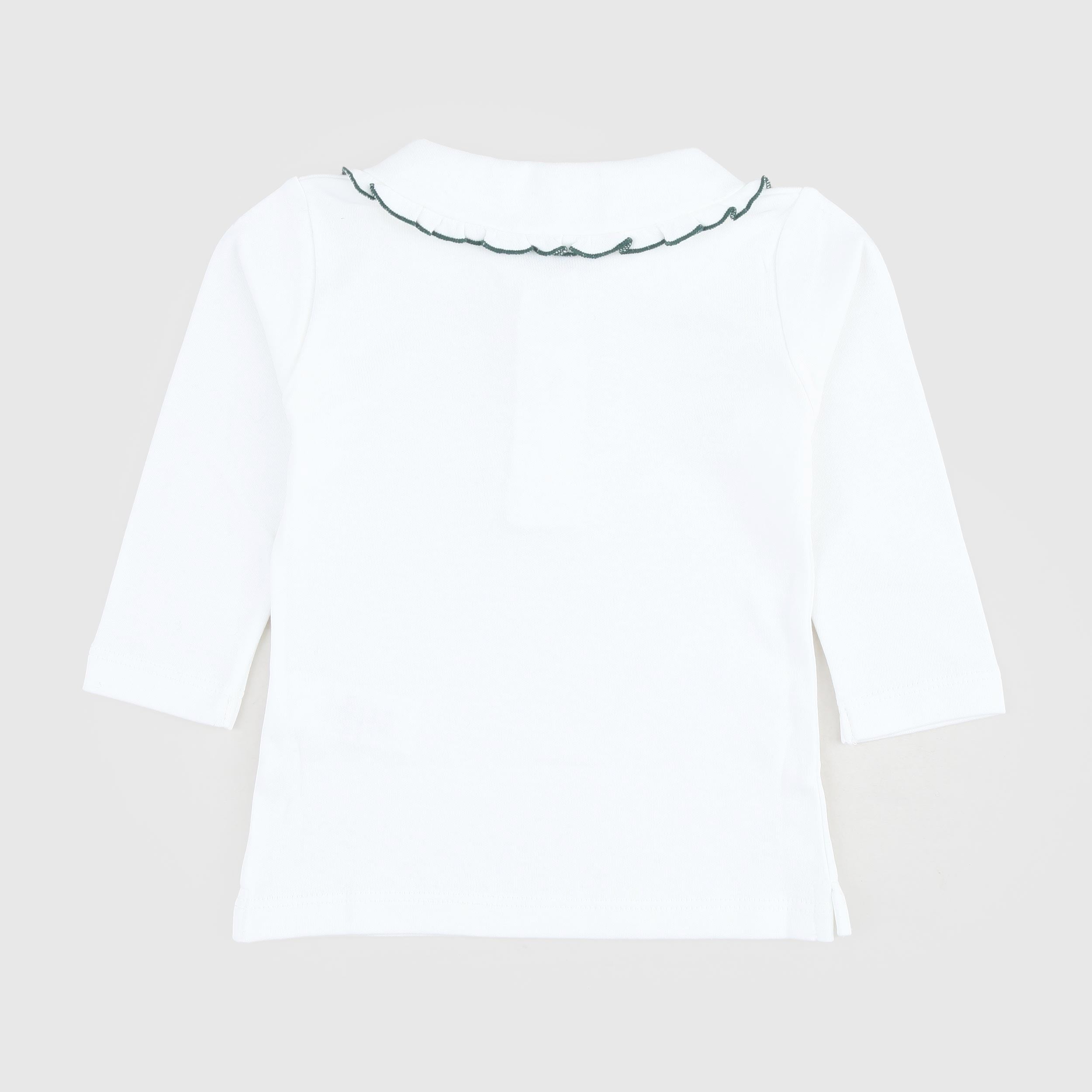 Polo Bianca Colletto Smerlato Firmata COCCODE - annameglio.com abbigliamento moda