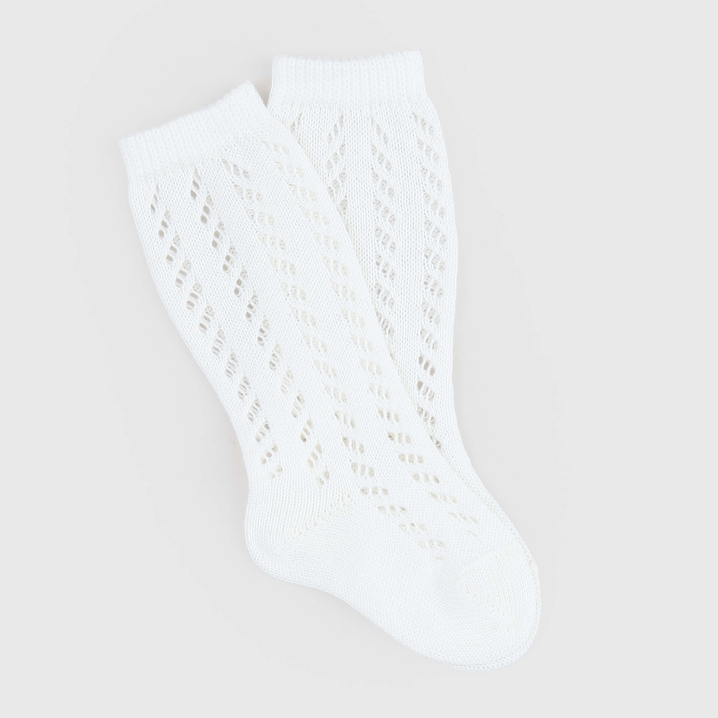 Calzettone Bianco Traforato Firmato COCCODE - annameglio.com abbigliamento moda