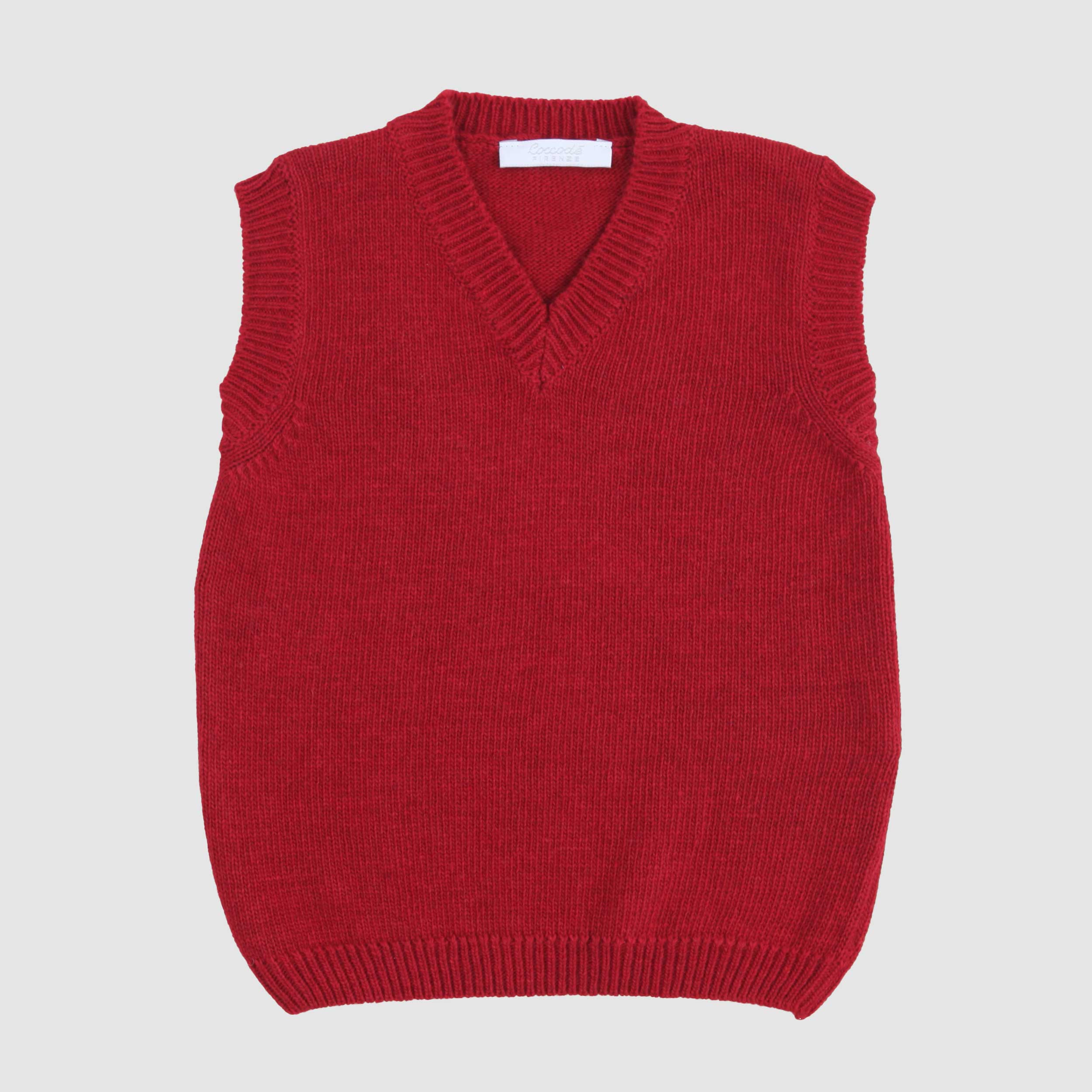 Gilet Rosso Elasticizzato Firmato COCCODE - annameglio.com abbigliamento moda