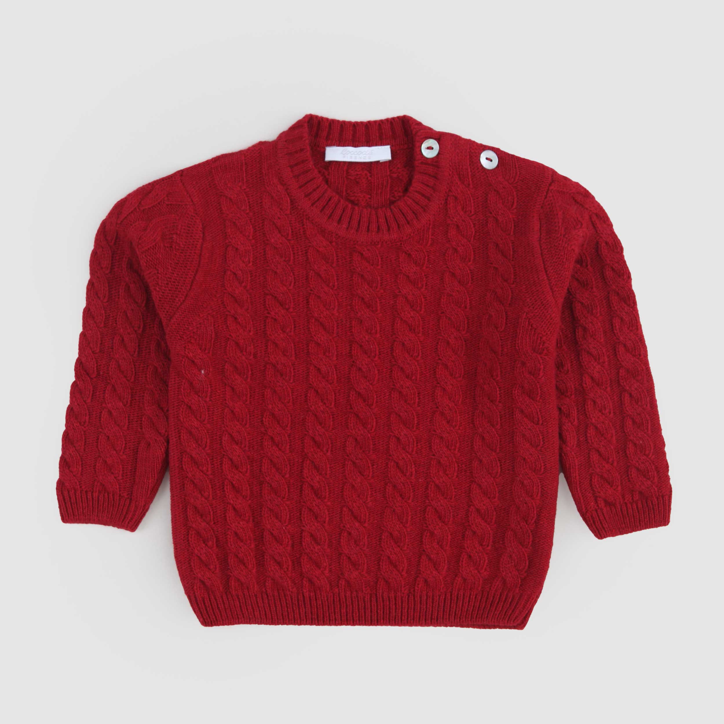 Maglioncino Rosso Con Apertura Firmato COCCODE - annameglio.com abbigliamento moda