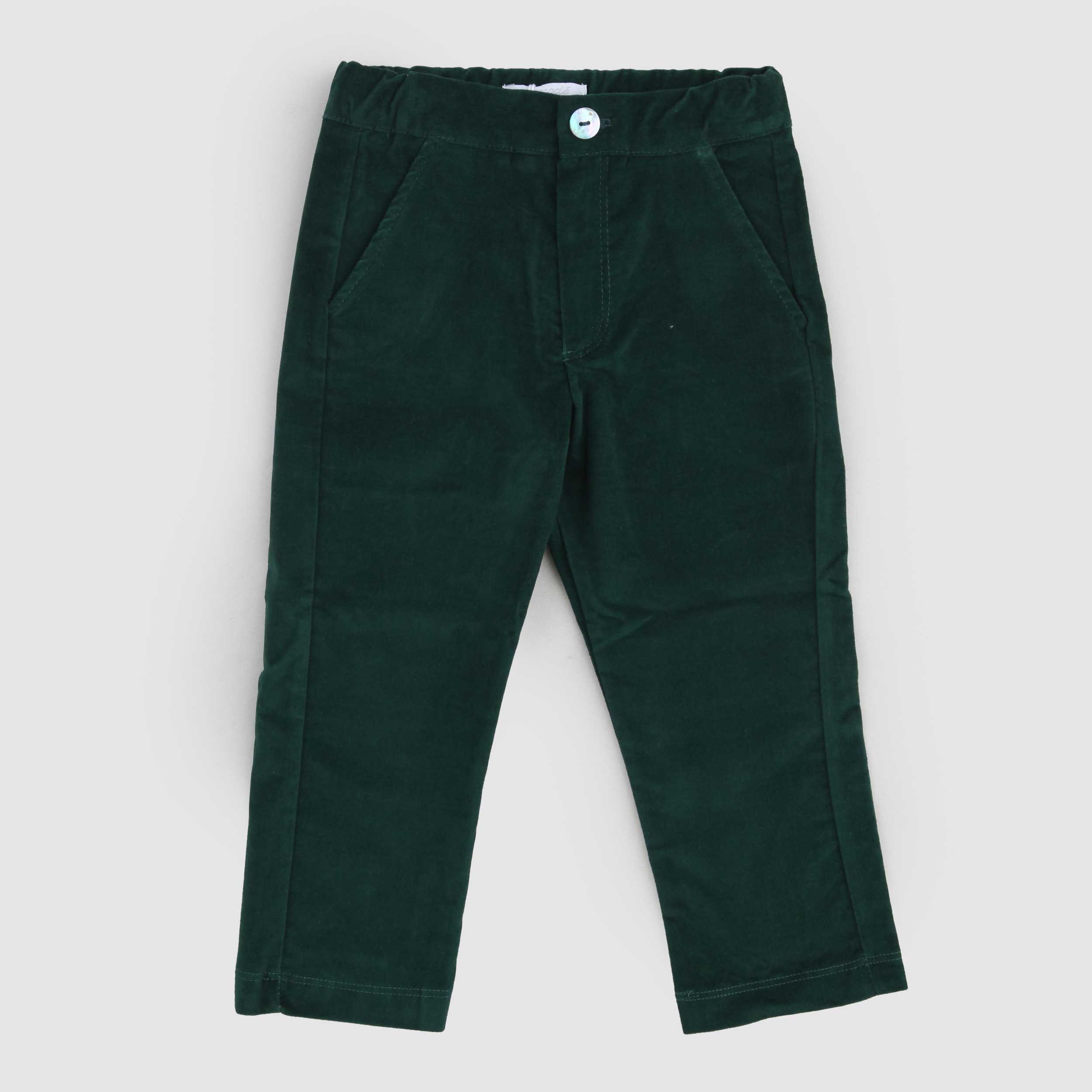 Pantalone Verde In Velluto Firmato COCCODE - annameglio.com abbigliamento moda
