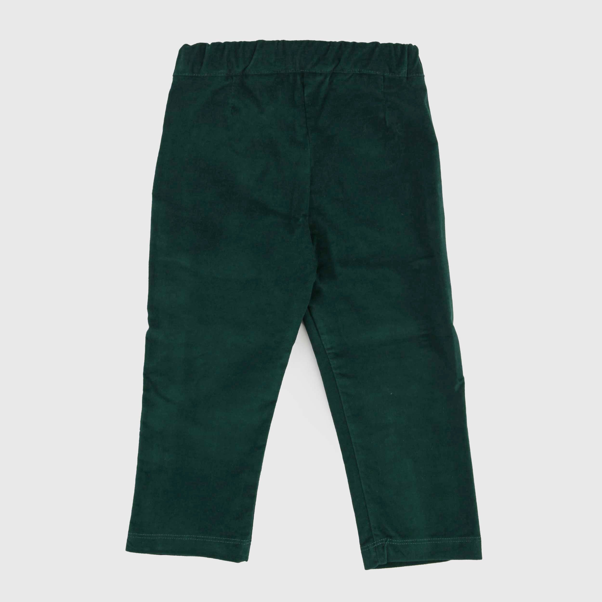 Pantalone Verde In Velluto Firmato COCCODE - annameglio.com abbigliamento moda