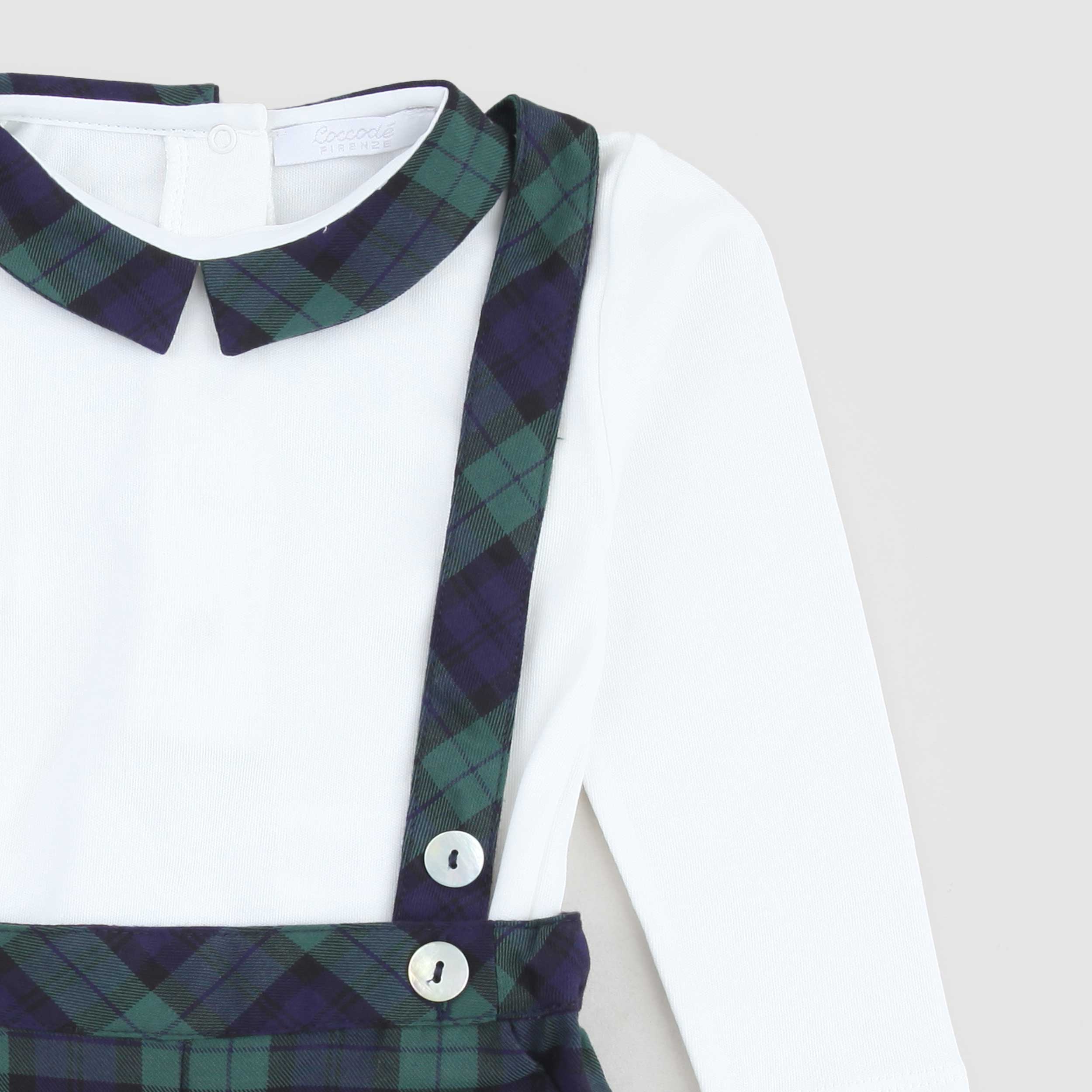 Completo Scozzese Verde E Blu Firmato COCCODE - annameglio.com abbigliamento moda