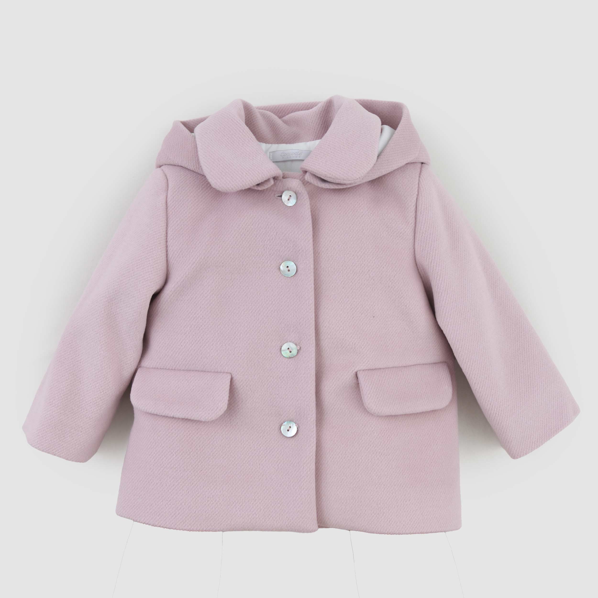 Cappottino Con Cappuccio Removibile By COCCODE - annameglio.com abbigliamento moda