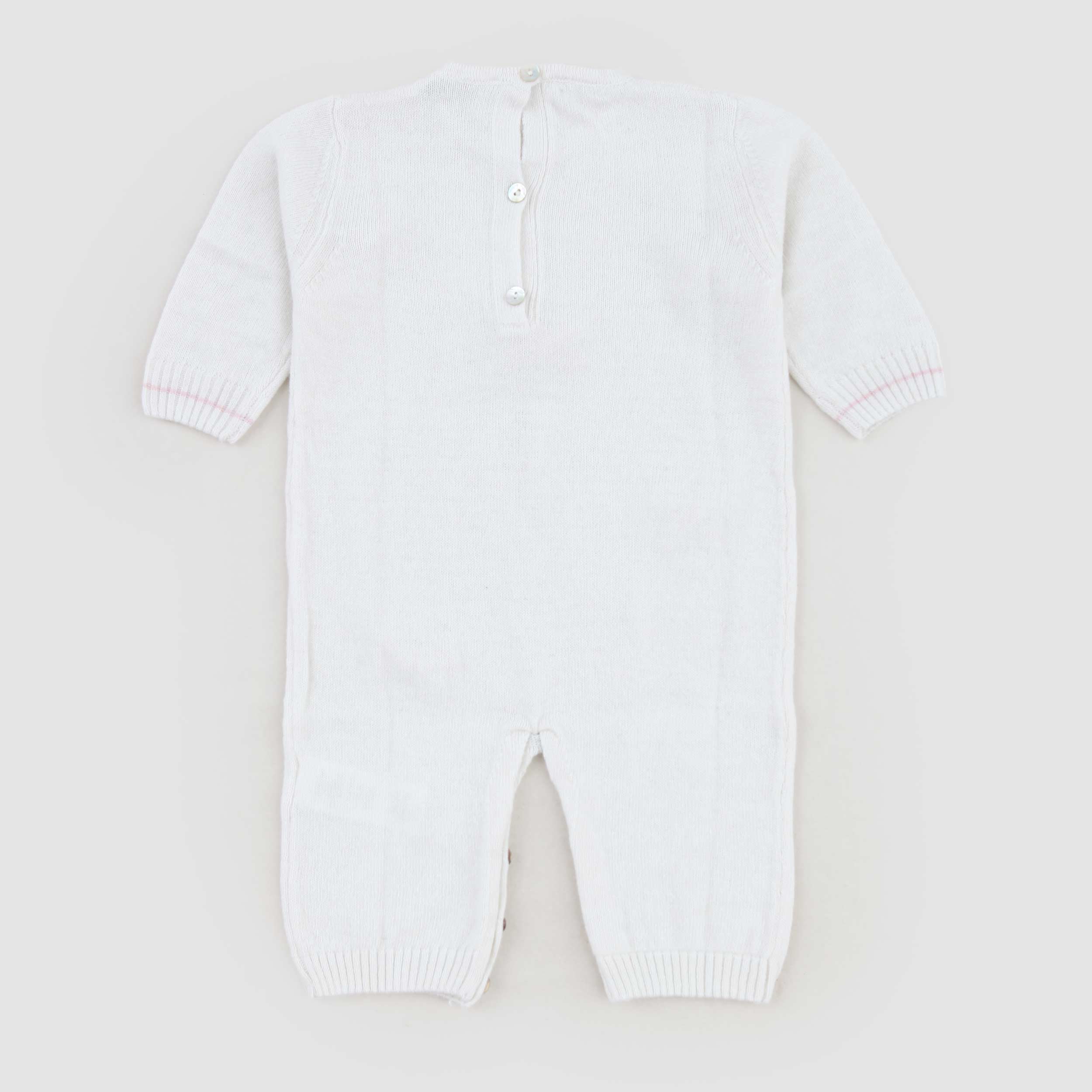 Tutina Latte E Rosa Con Fiocchi Firmata COCCODE - annameglio.com abbigliamento moda