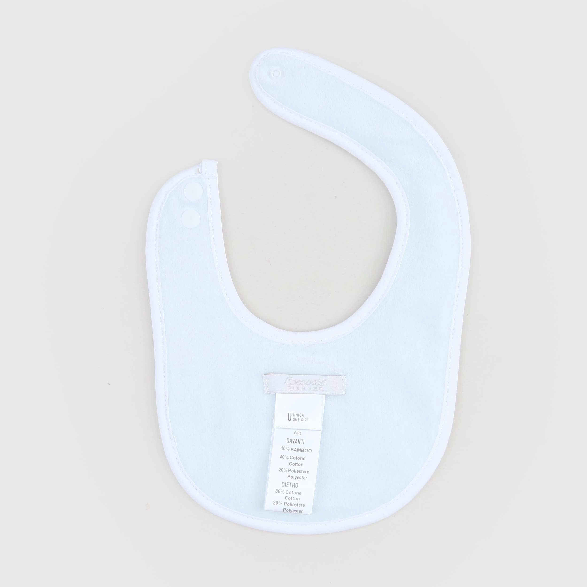 Bavetta Bianca E Celeste Firmata COCCODE - annameglio.com abbigliamento moda