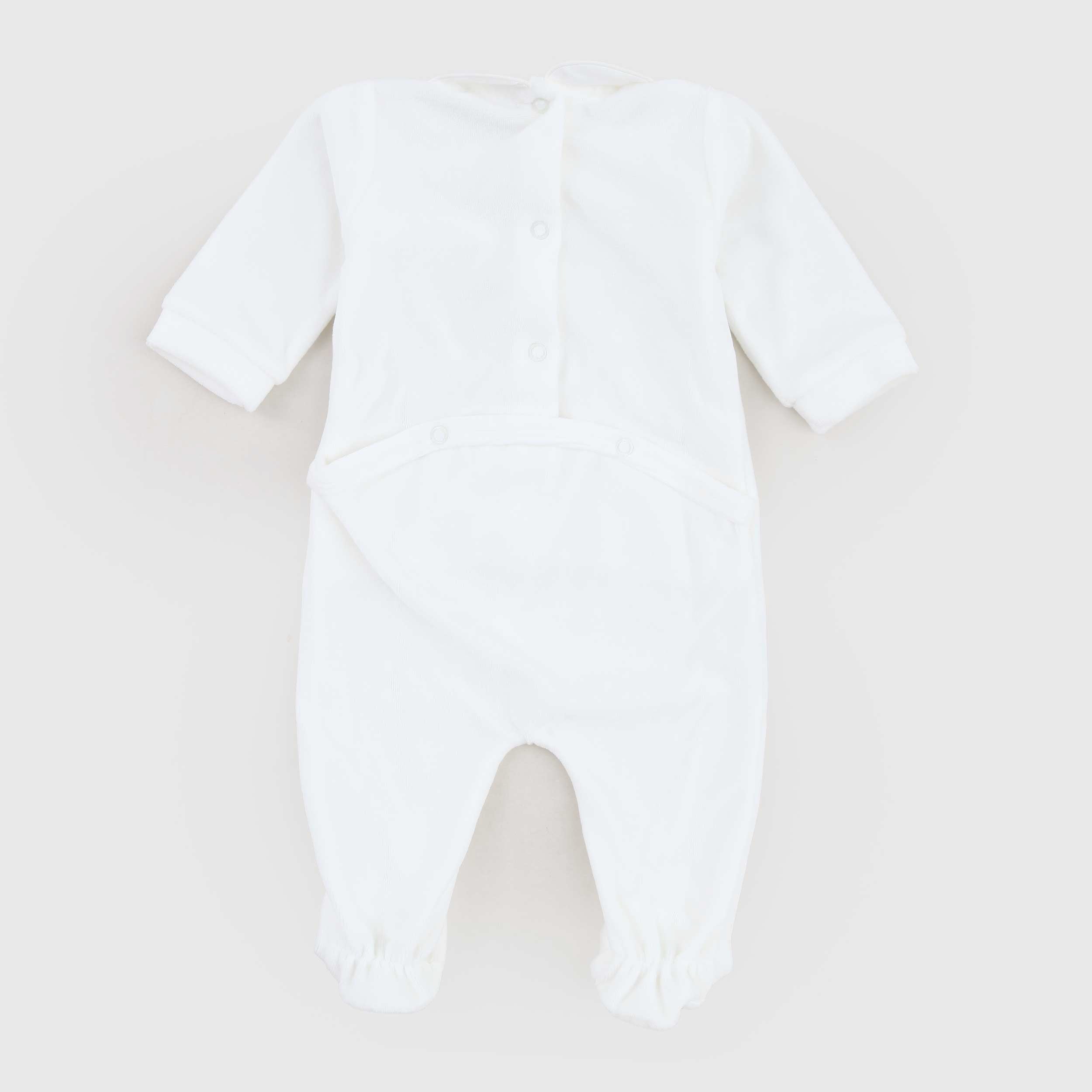 Tutina Latte Con Impunture Marroni Firmata COCCODE - annameglio.com abbigliamento moda