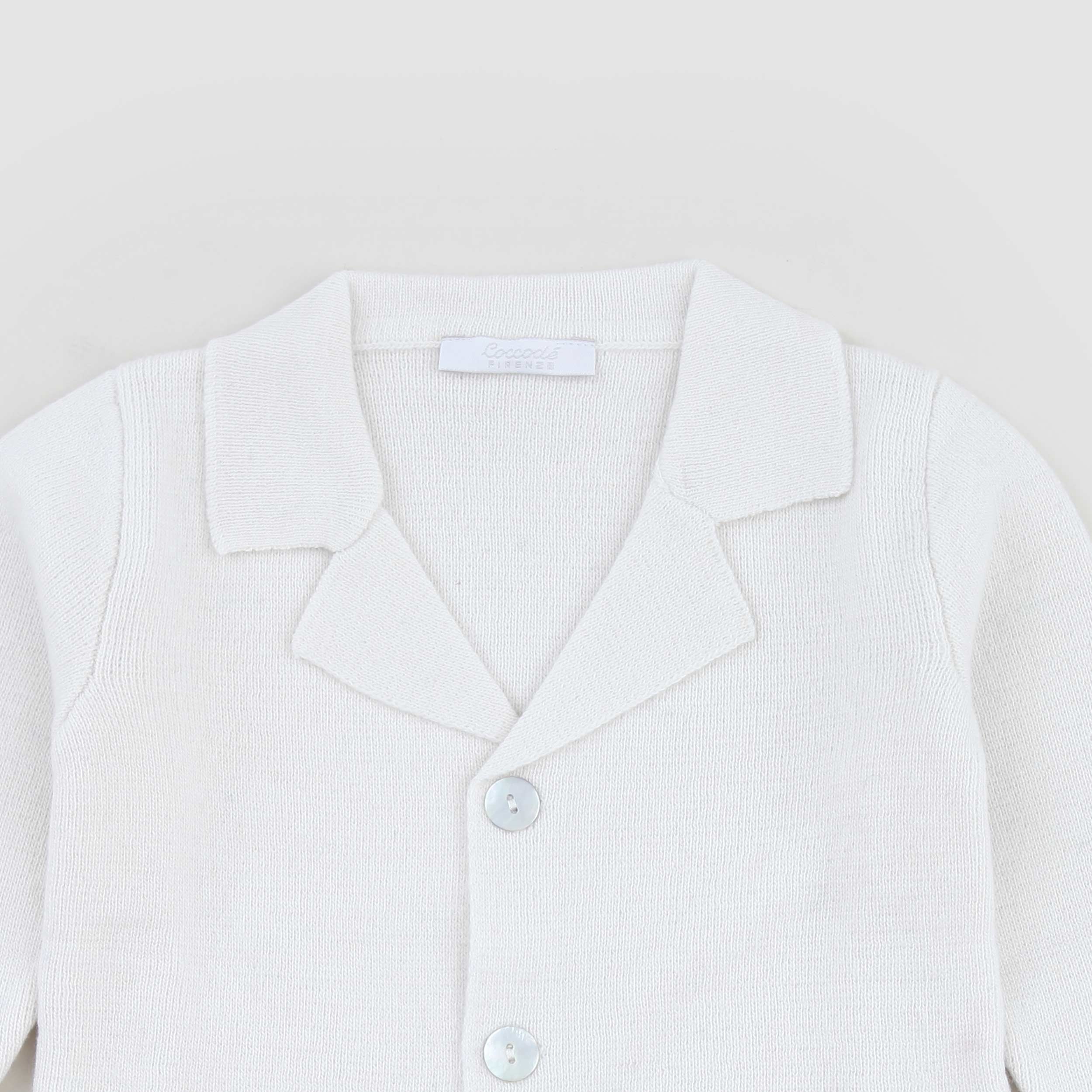 Cardigan Panna Abbottonato Avanti Firmato COCCODE - annameglio.com abbigliamento moda