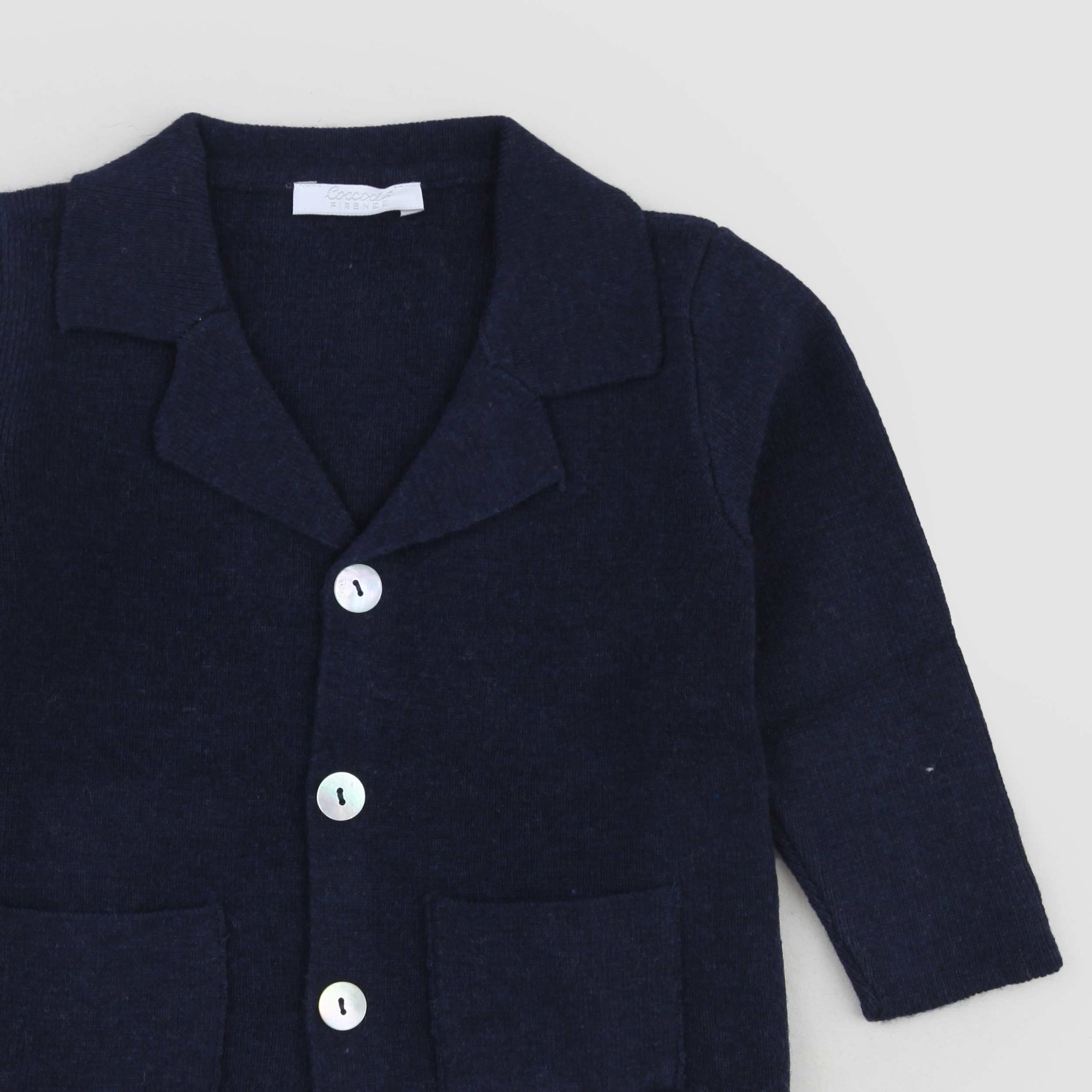 Cardigan Blu Con Bottoni Firmato COCCODE - annameglio.com abbigliamento moda