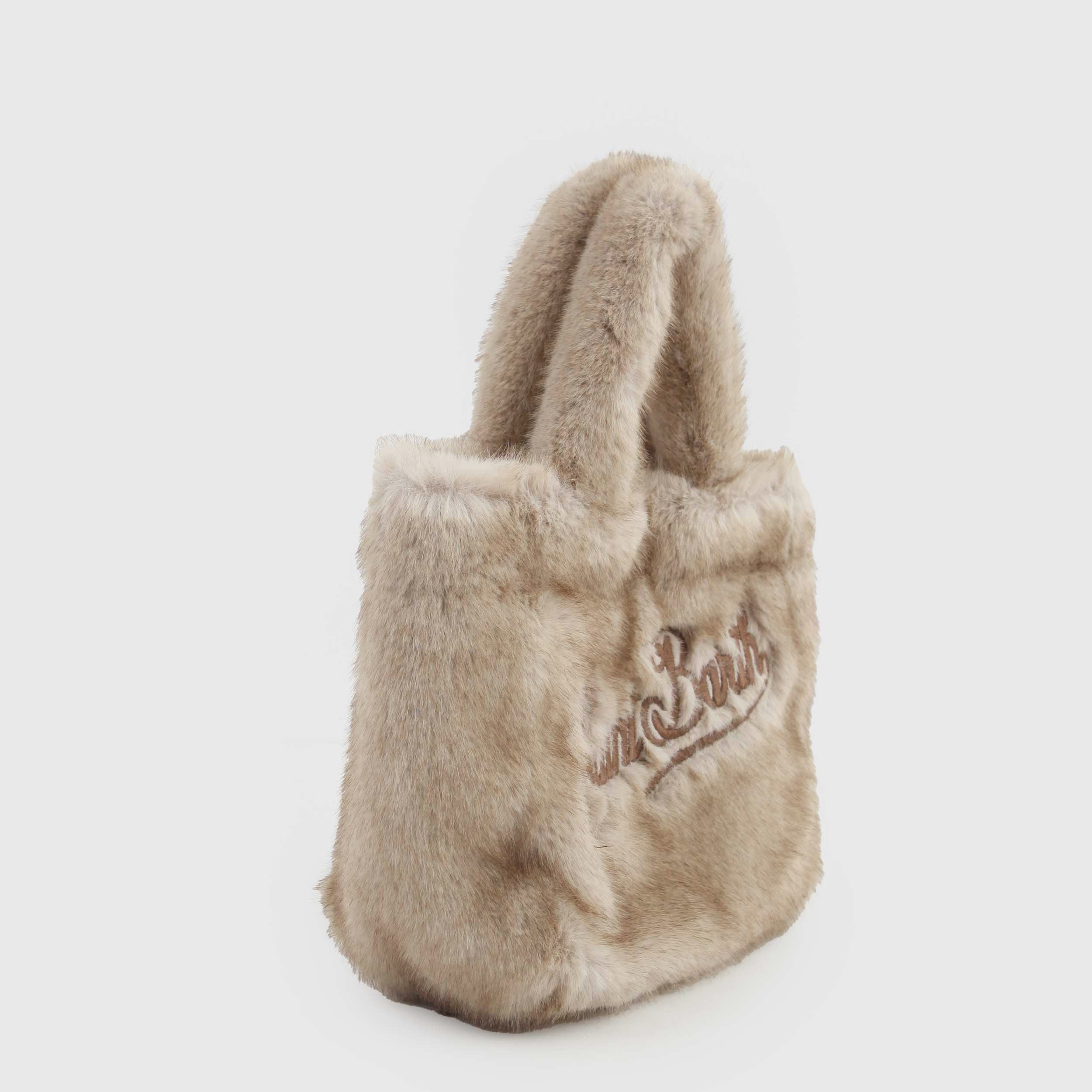 Borsa Mini Vanity Beige Firmata MC2 SAINT BARTH