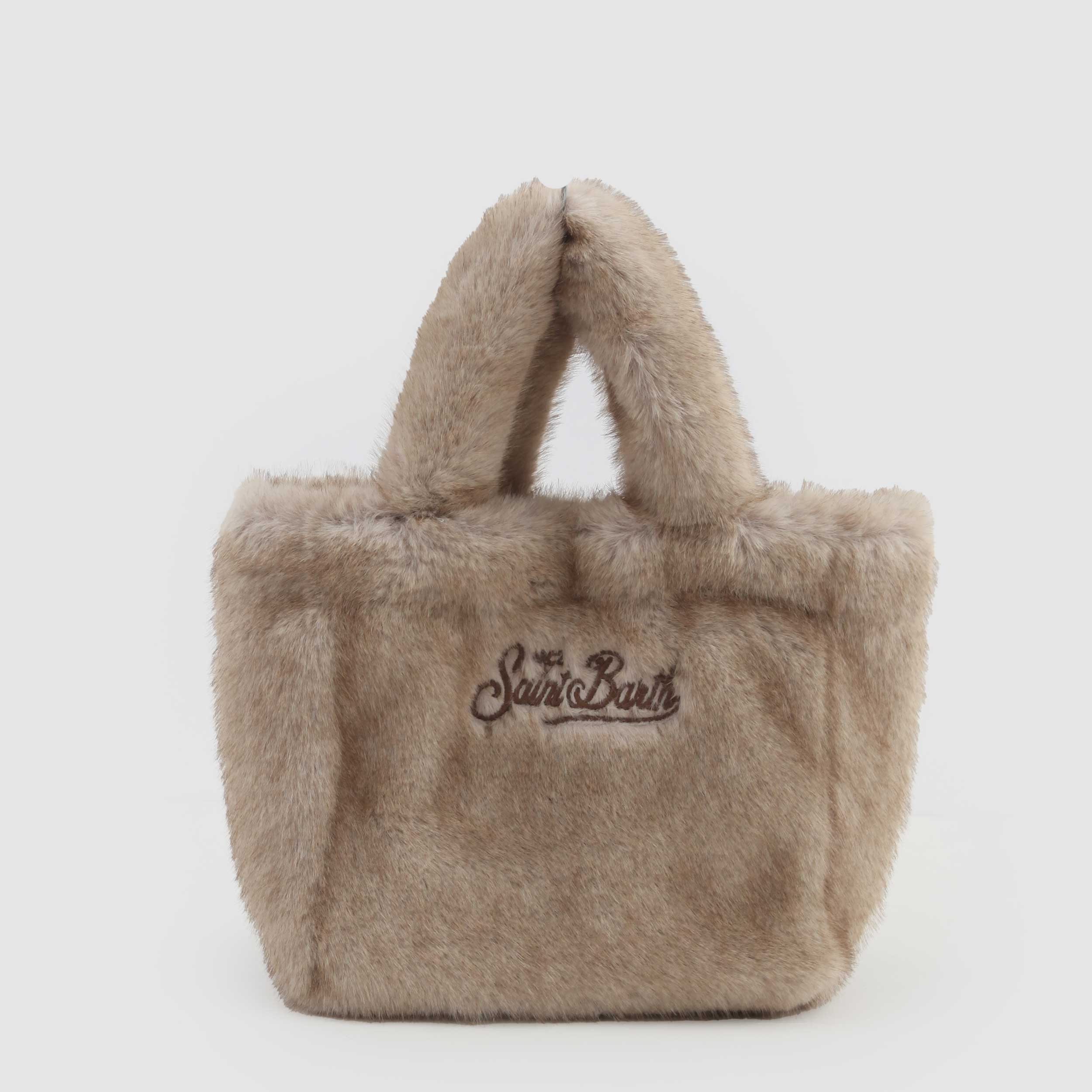 Borsa Mini Vanity Beige Firmata MC2 SAINT BARTH
