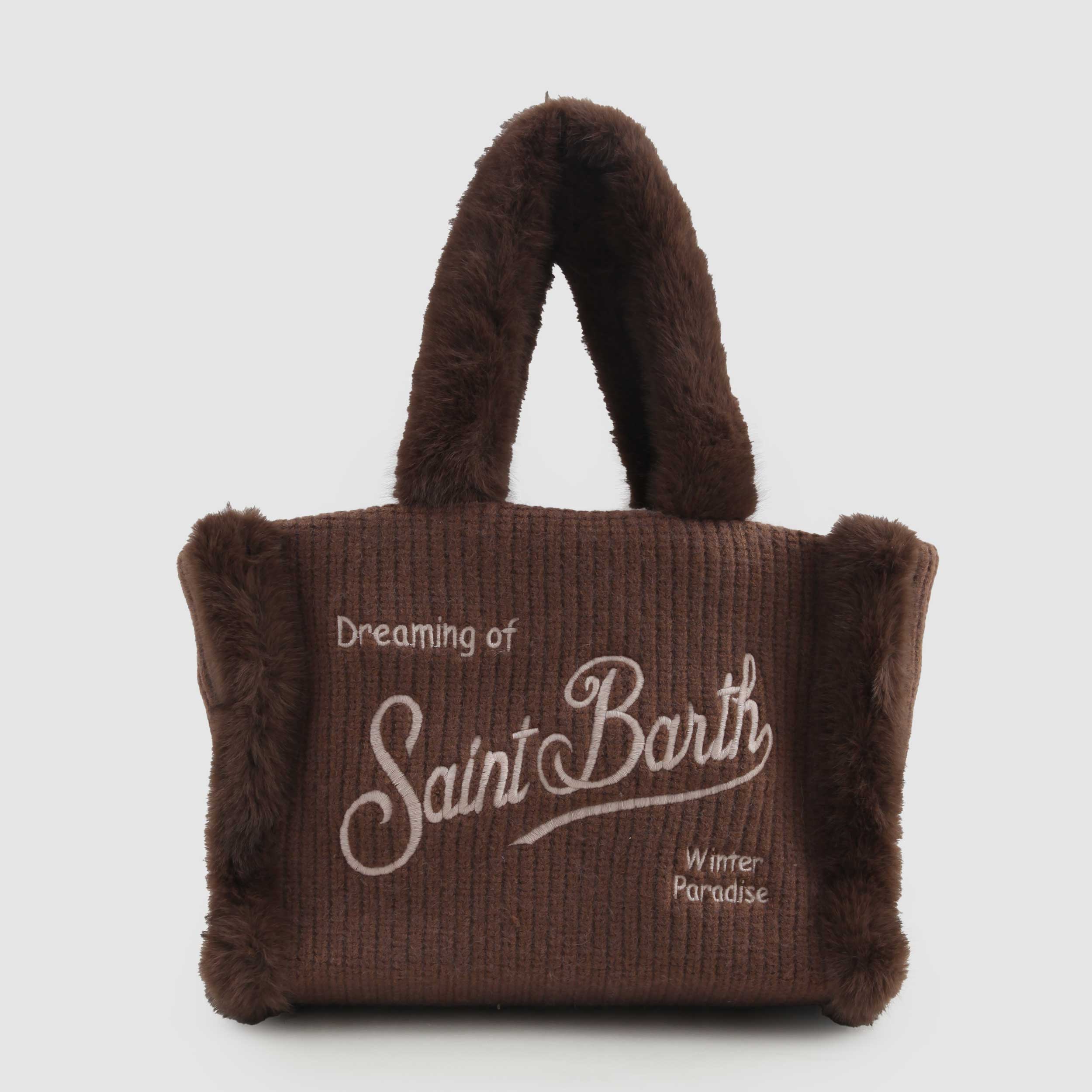 Borsa Colette Teddy Marrone By MC2 SAINT BARTH
