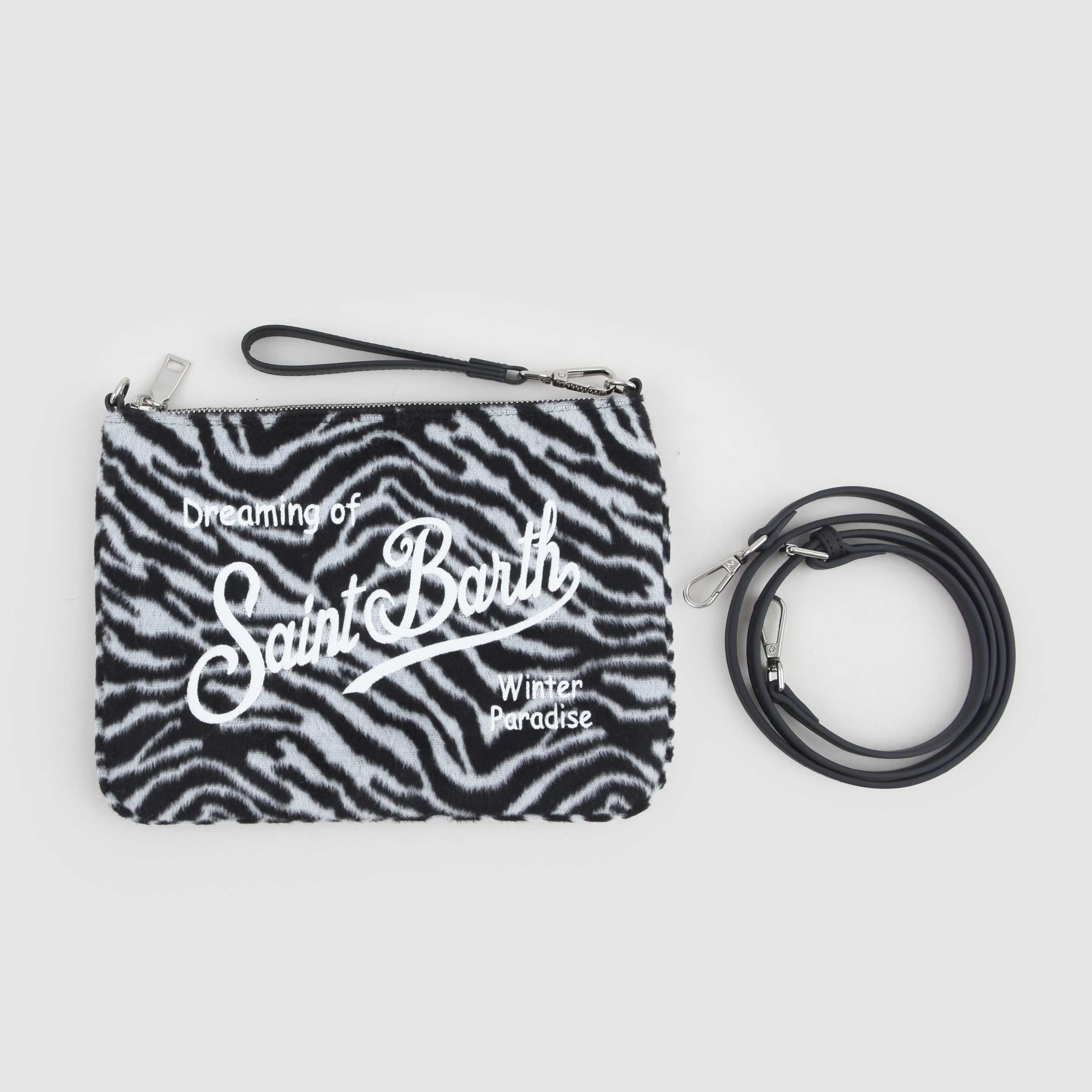 Borsa Crossbody Zebrata Firmata MC2 SAINT BARTH - annameglio.com abbigliamento moda