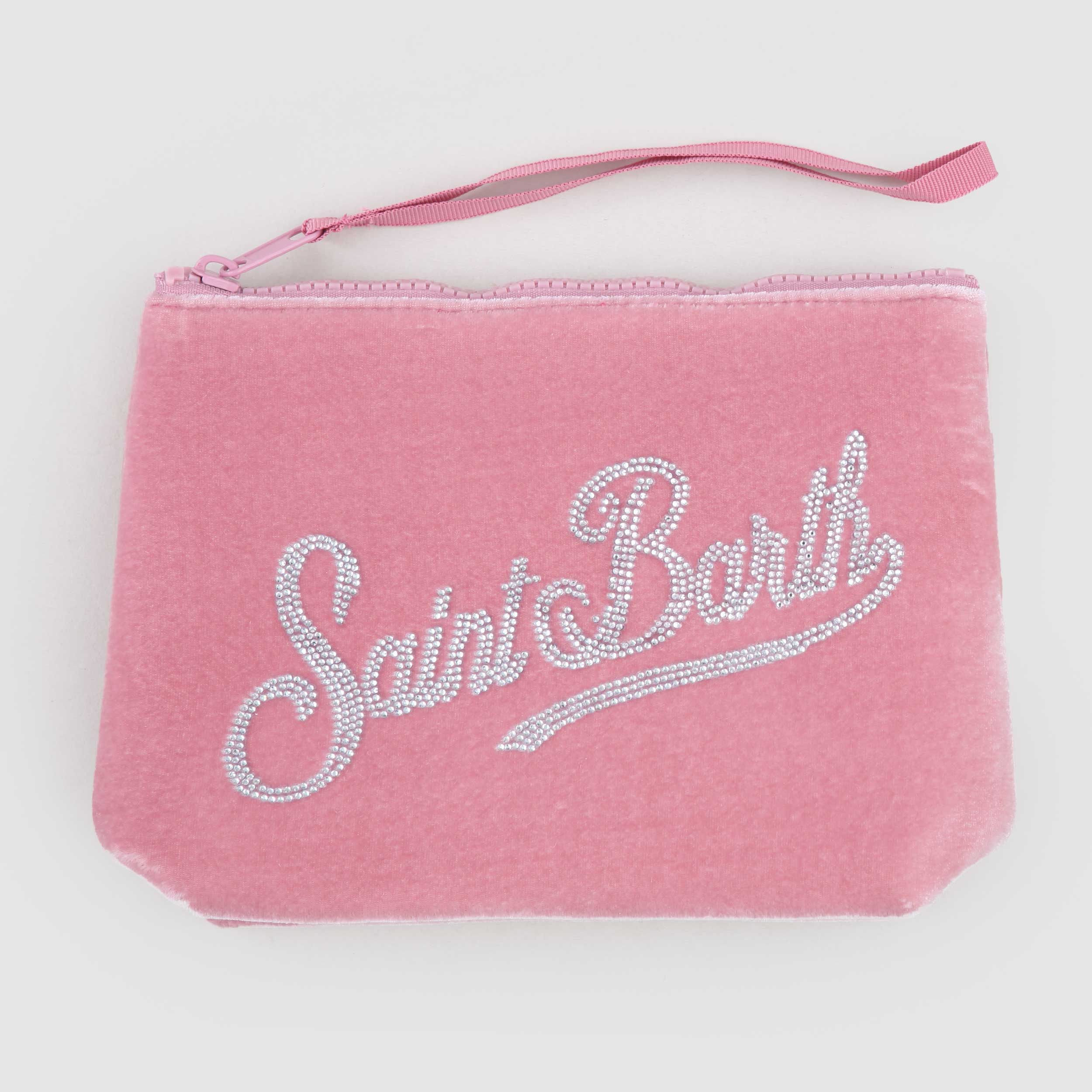 Pochette Aline Velvet Rosa By MC2 SAINT BARTH - annameglio.com abbigliamento moda