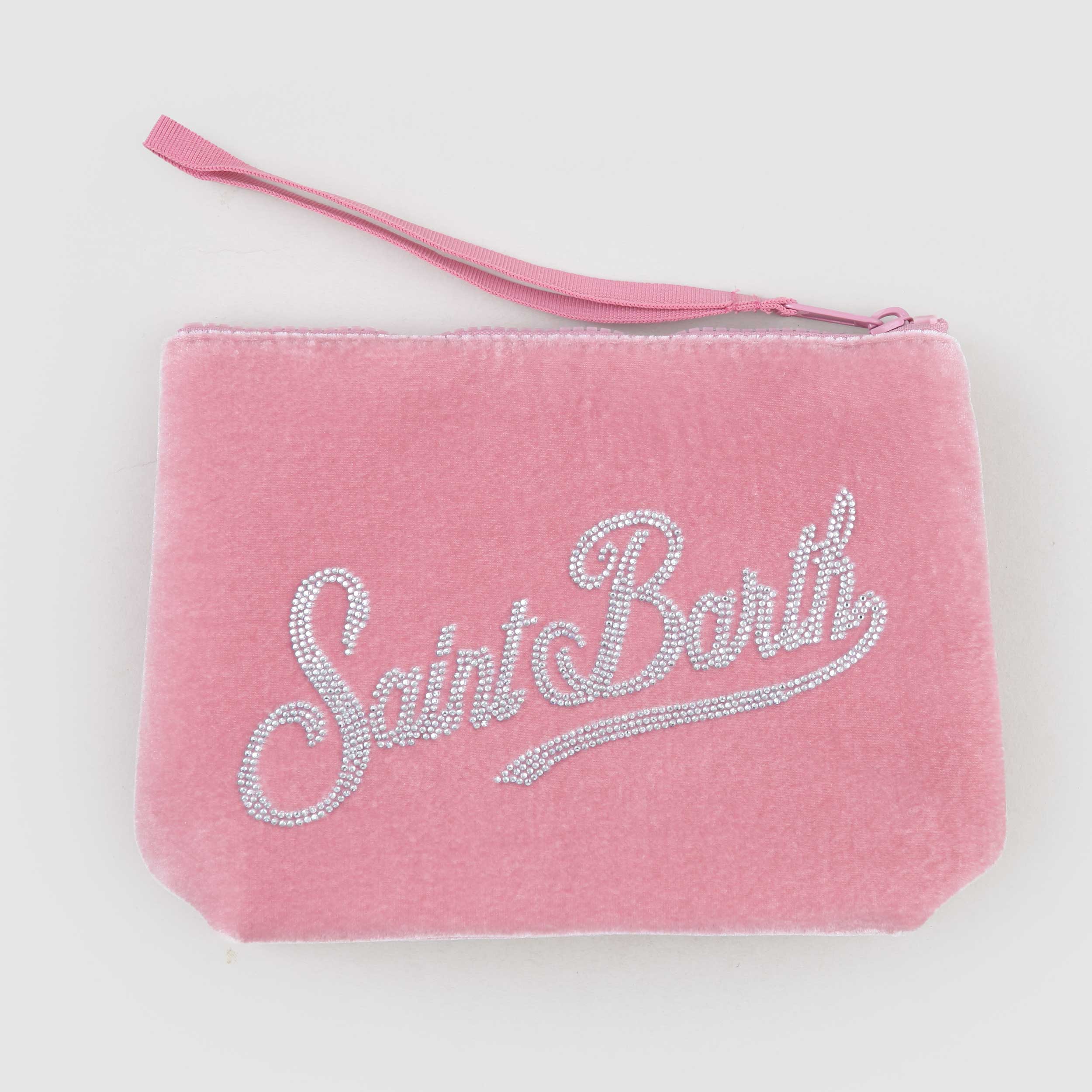 Pochette Aline Velvet Rosa By MC2 SAINT BARTH - annameglio.com abbigliamento moda