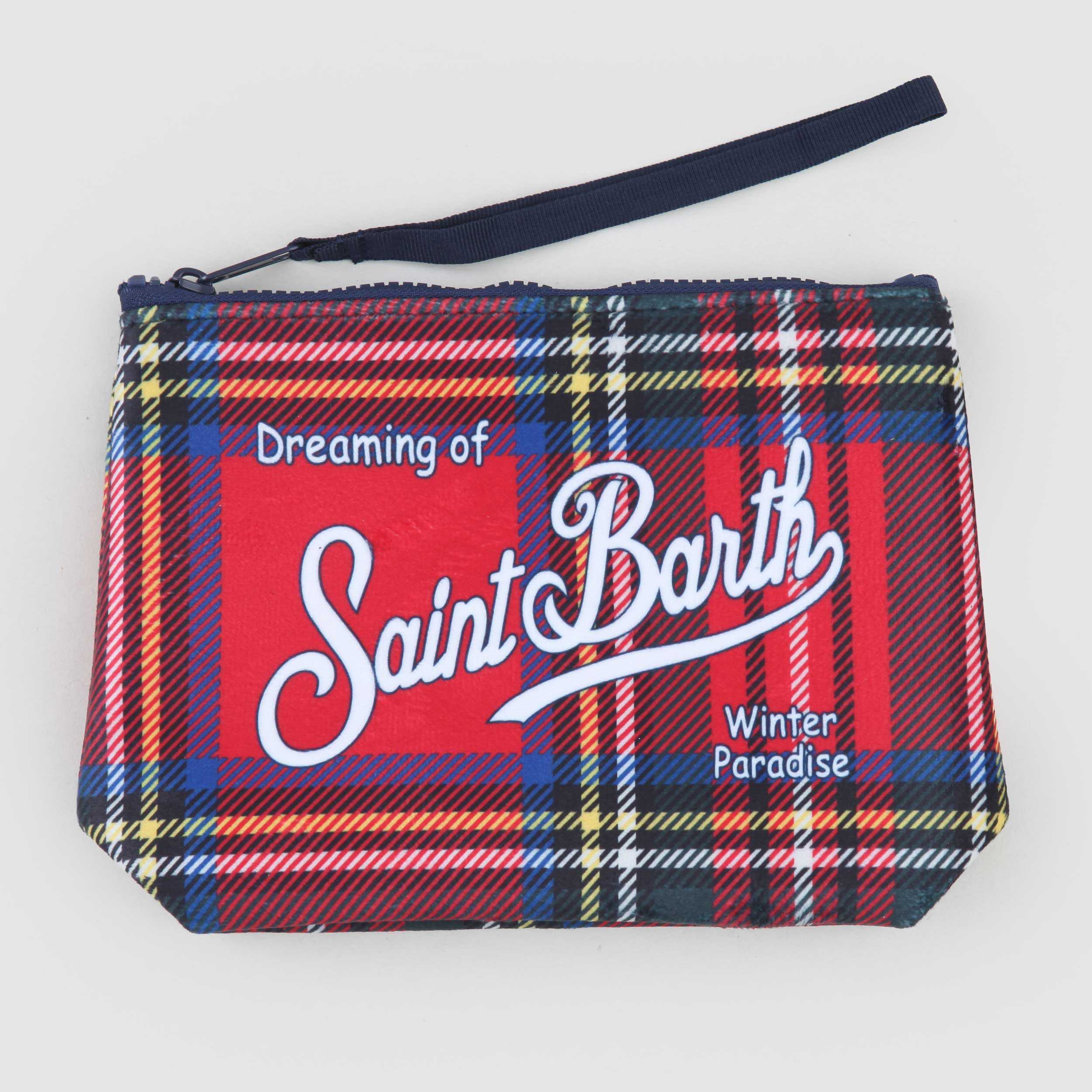 Pochette Aline In Tartan Firmata MC2 SAINT BARTH - annameglio.com abbigliamento moda