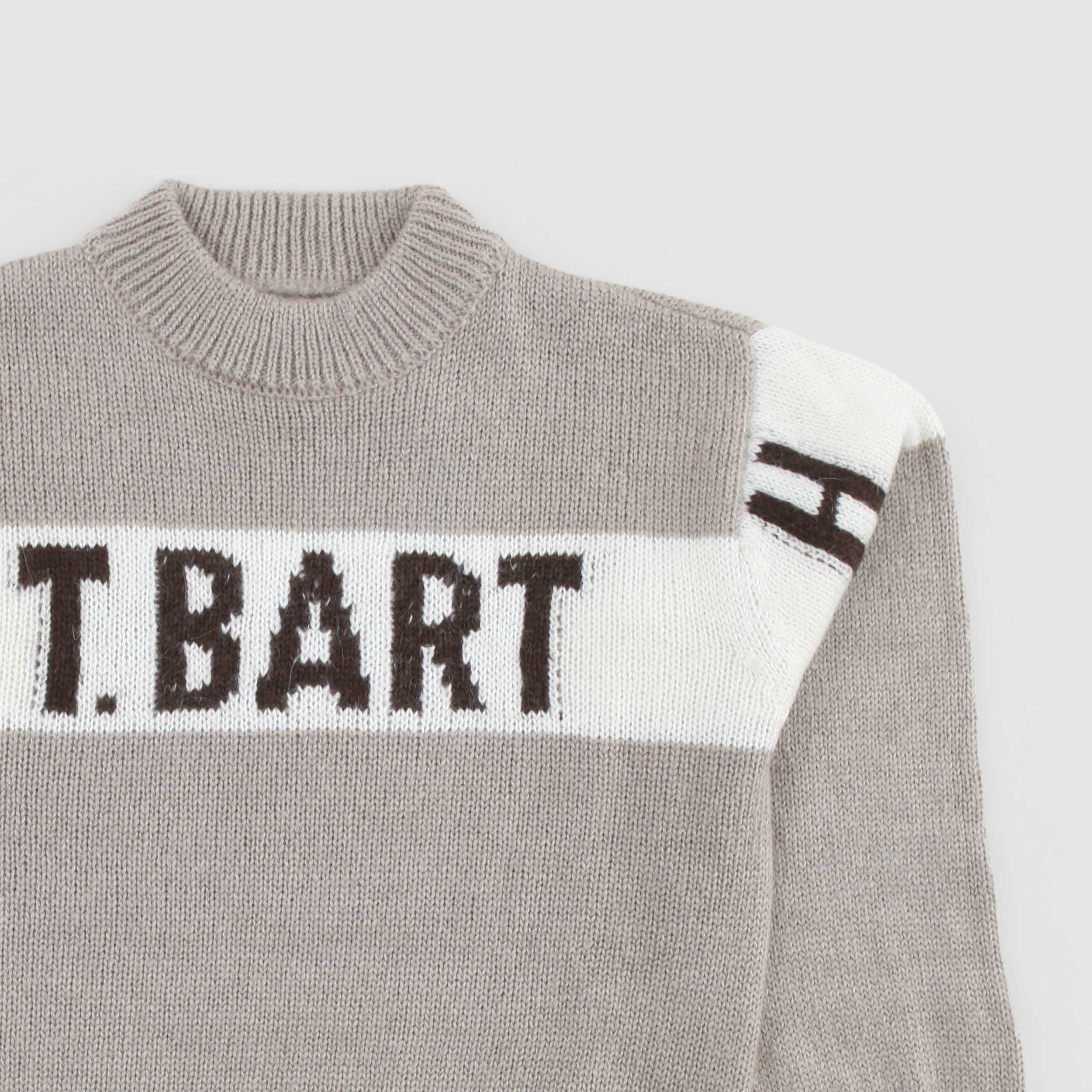 Maglioncino Tortora Firmato MC2 SAINT BARTH - annameglio.com abbigliamento moda