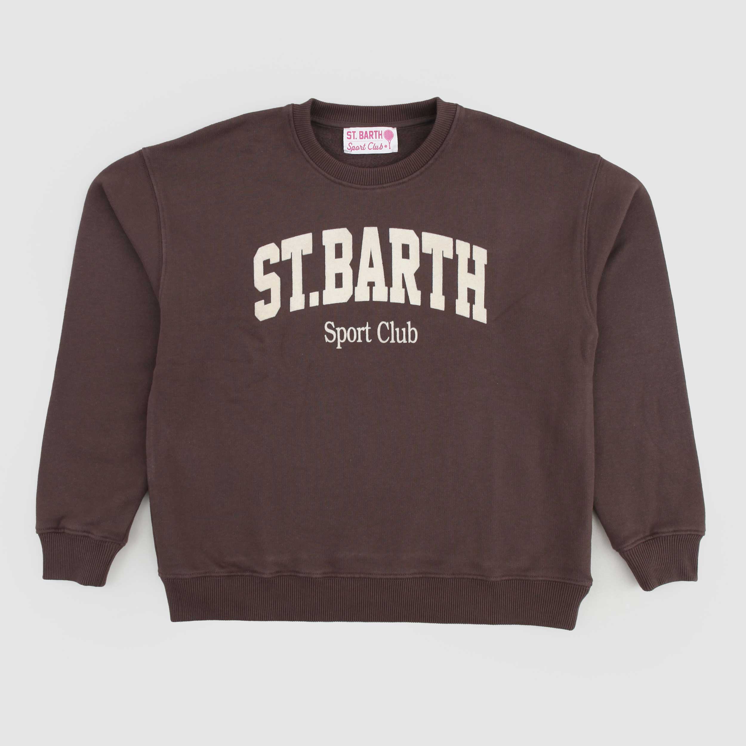 Felpa Marrone Soho Firmata MC2 SAINT BARTH - annameglio.com abbigliamento moda