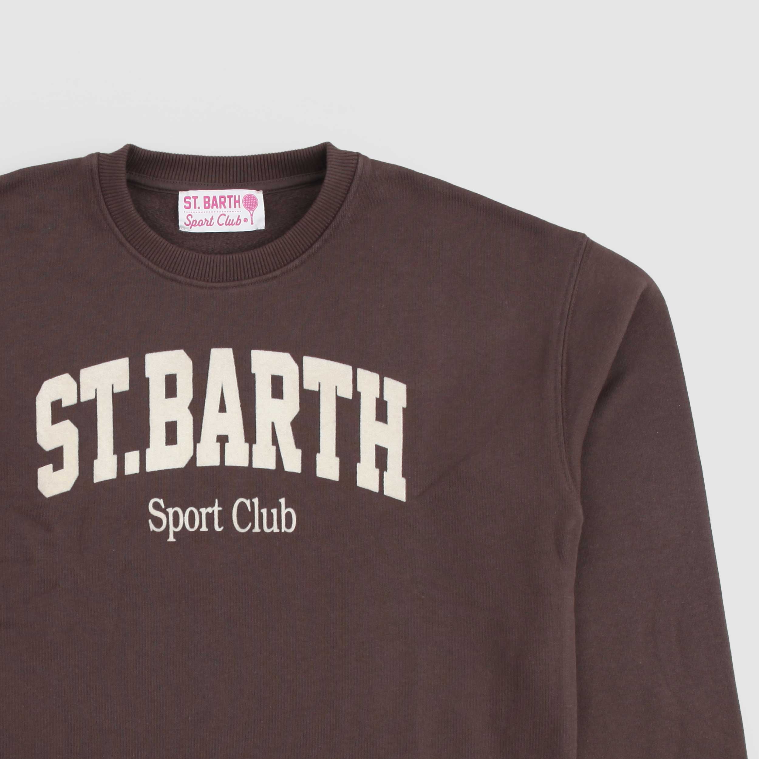 Felpa Marrone Soho Firmata MC2 SAINT BARTH - annameglio.com abbigliamento moda